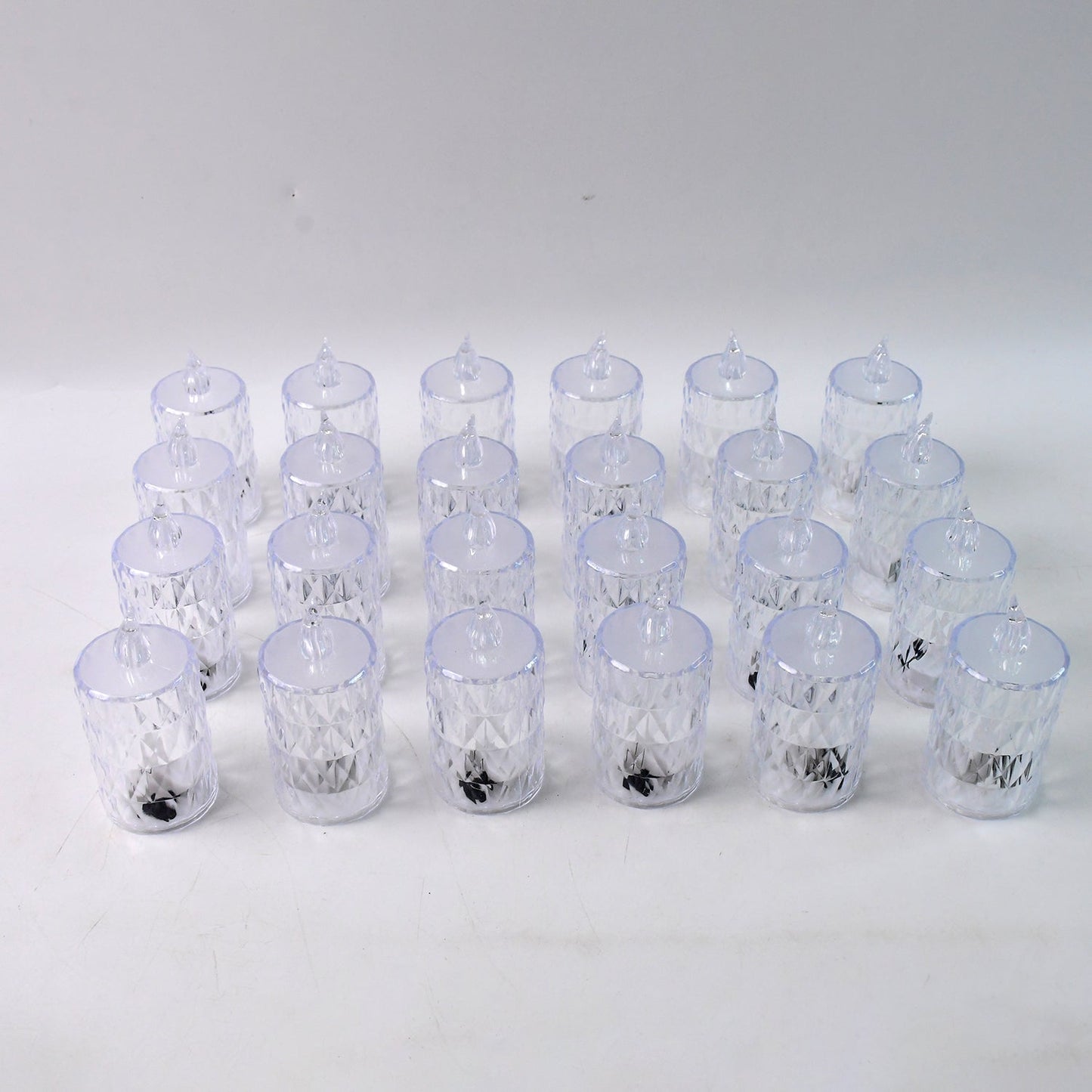 Flameless and Smokeless Decorative Candles LED Tea Light, Diwali (24 Pcs Set)