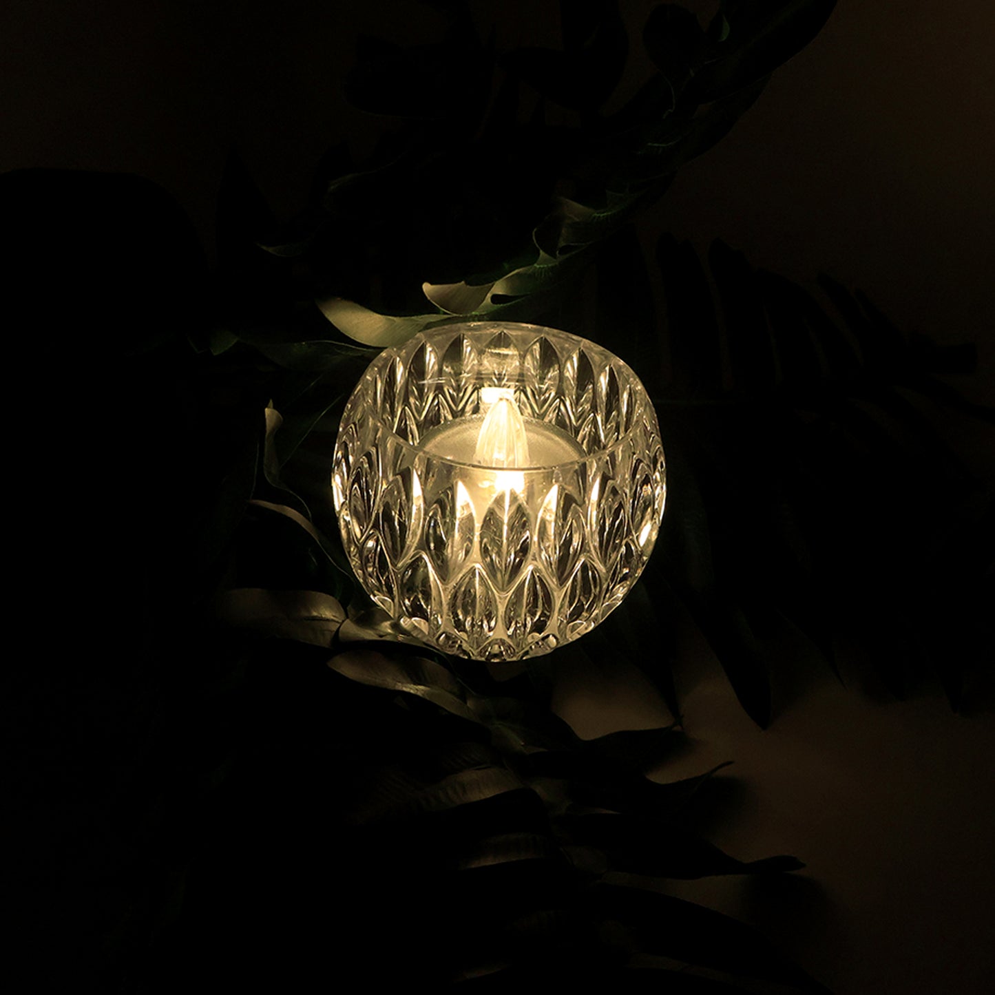 Set of 12 Crystal Style LED Decorative Lamps / Candle