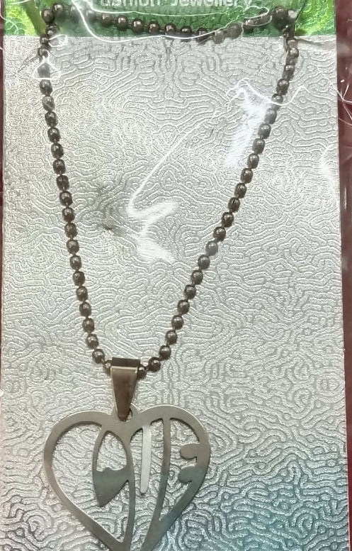 Heart Shaped Love Chain Pendant