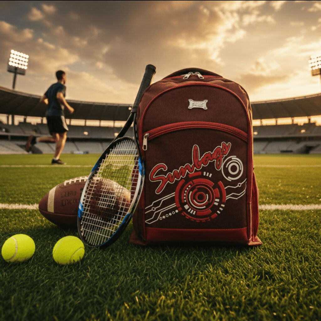 Premium Sports Backpack for Athletes – Multi-Sport Gear Bag with Tennis Racket Holder, Ball Storage & Durable Design | Ideal for Tennis, Football, and Gym Use