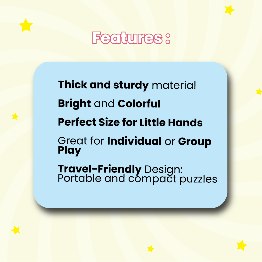 Shadow Matching Puzzle - Ages 3+ (50 cardboard puzzle pieces) Find & Match series