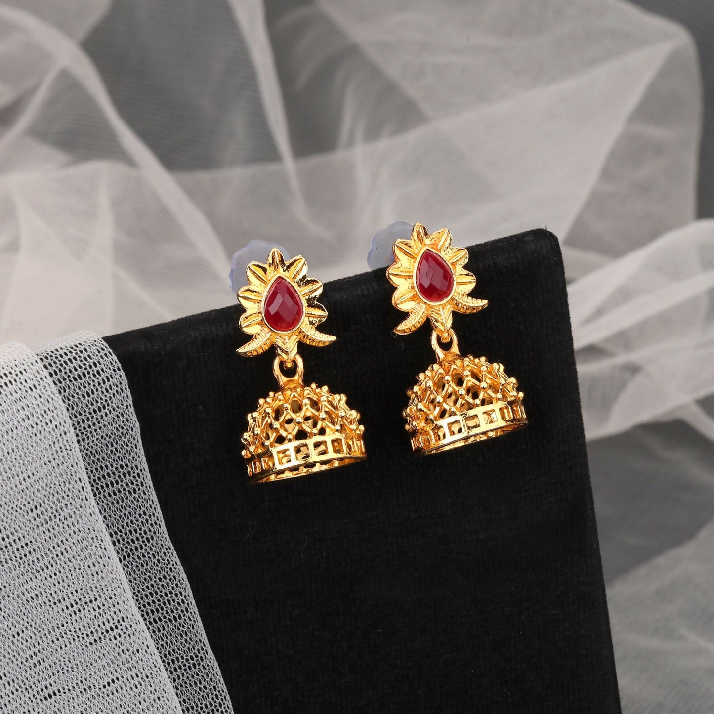 Temple Jewellery Lakshmi Coin Choker with Jhumka Earrings