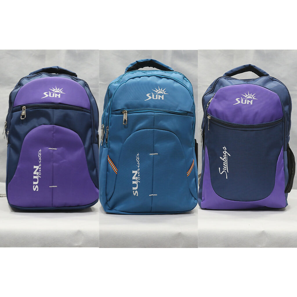 Stylish Sunbags Backpack – Durable Multicolor Backpack / School Bag | Stylish Backpack for Men & Women | Multiple Compartments
