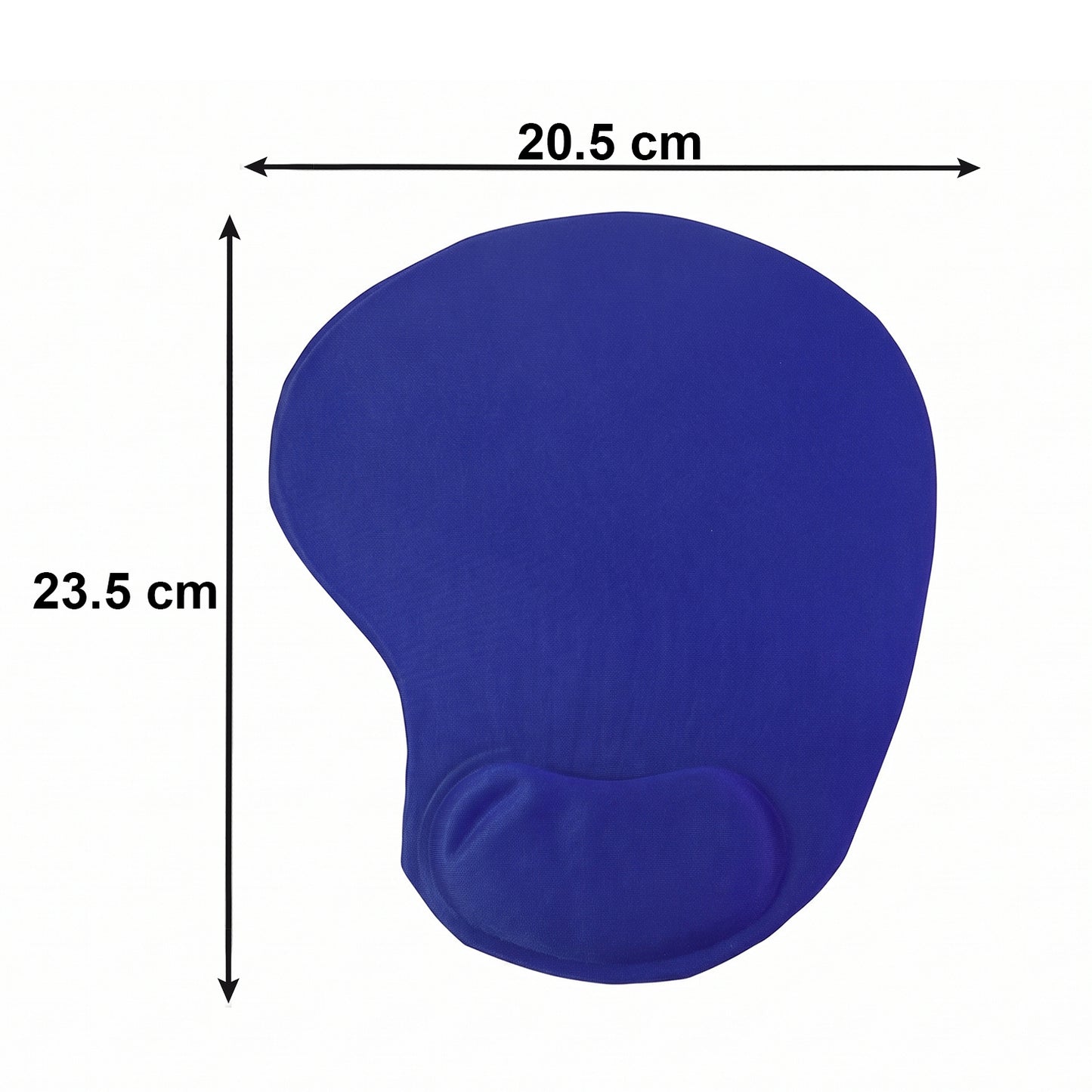 Non-slip base of ergonomic wrist mouse pad