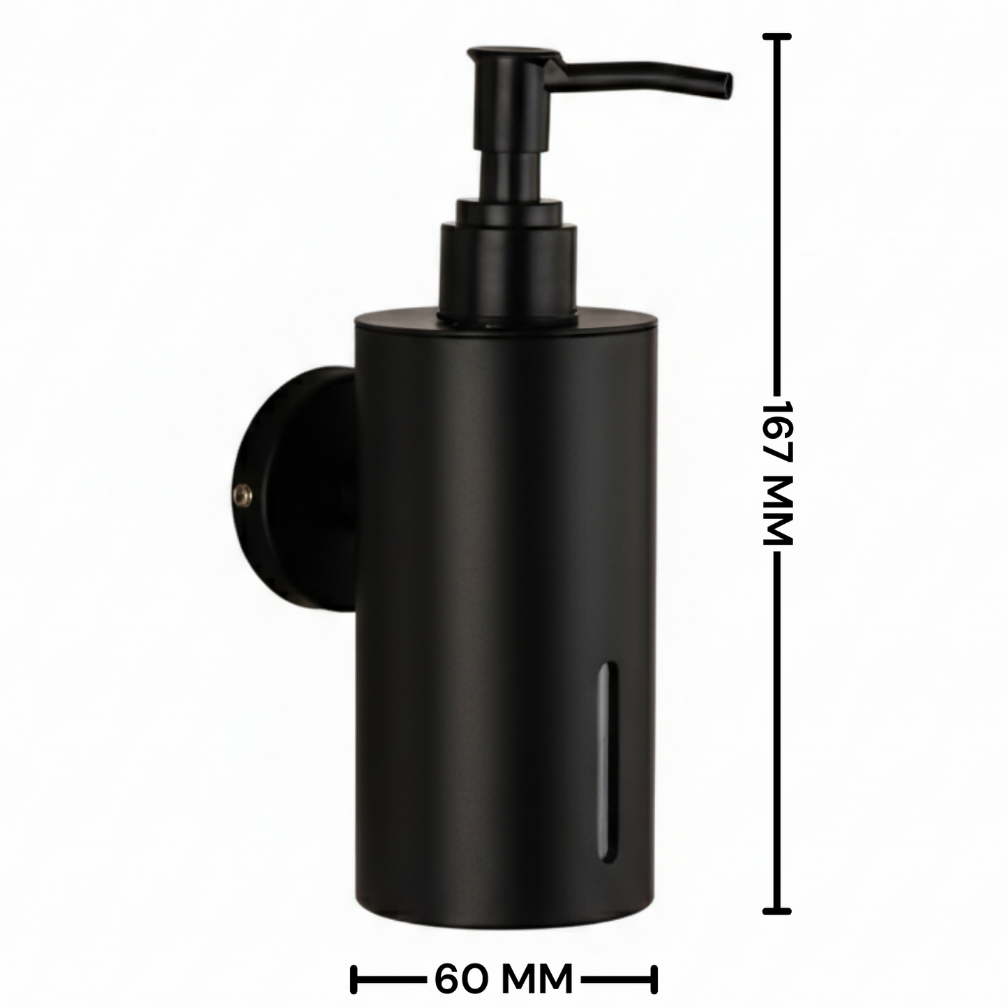 Liquid Soap Dispenser Stainless Steel Black