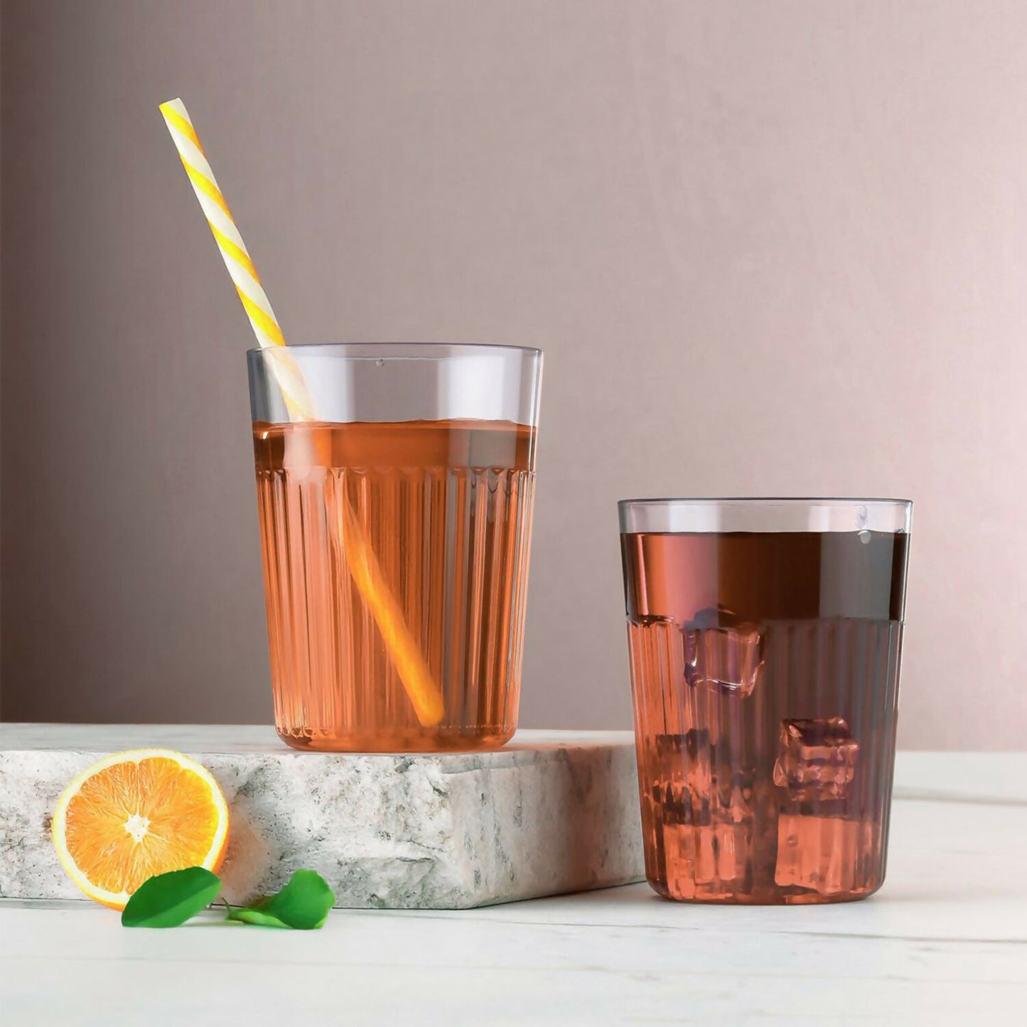 Premium Unbreakable Plastic Glass Set 300ml (6 Pieces)