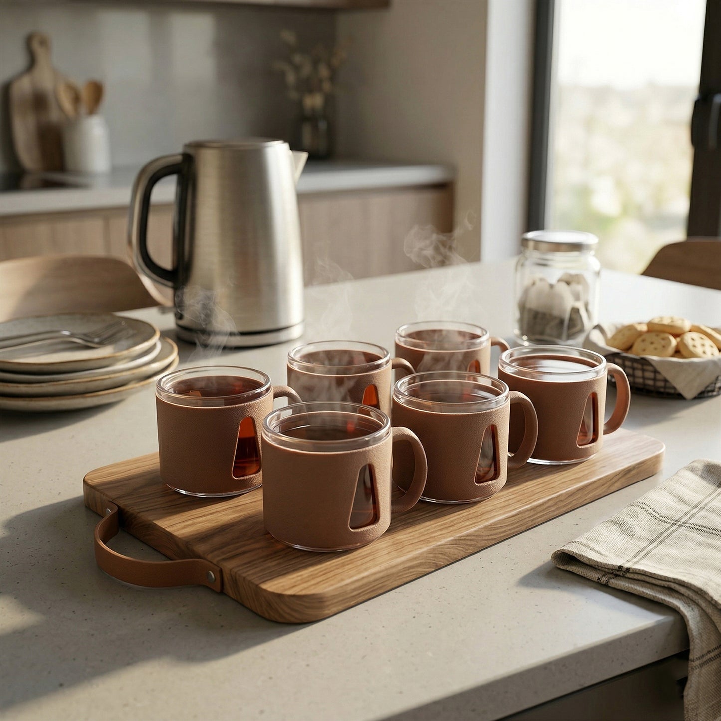 Single premium ceramic tea cup from set