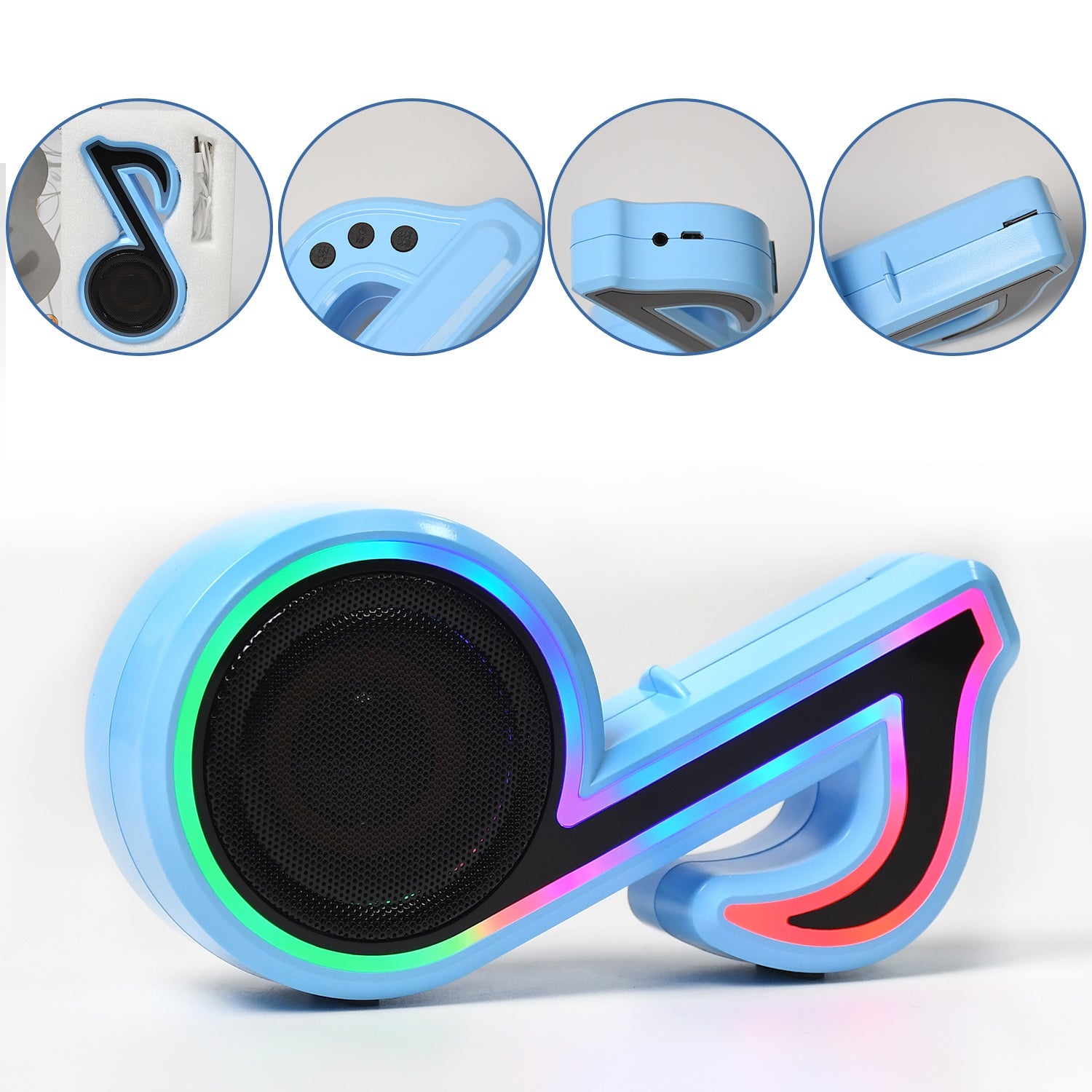 Music Note Shape Wireless Speaker