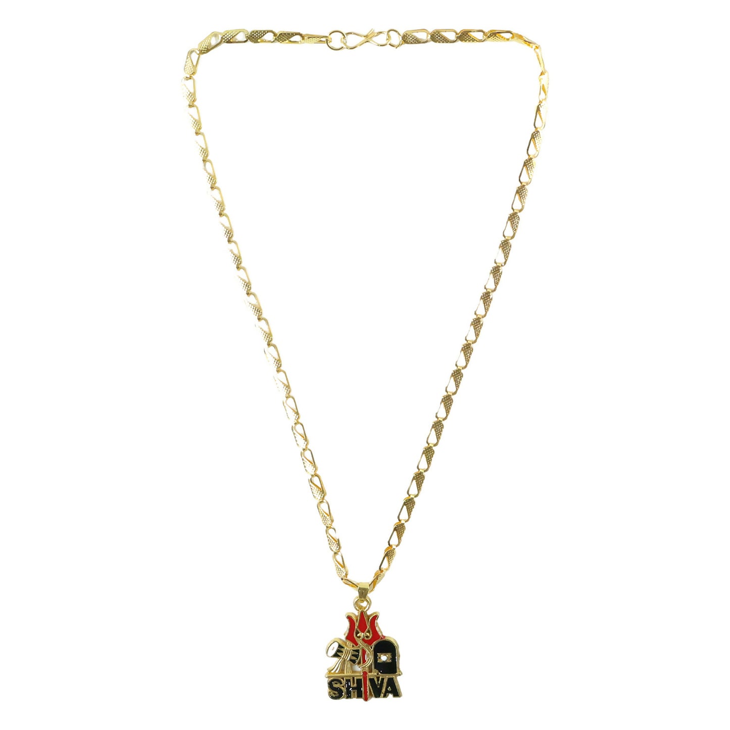 Shiva Trishul Pendant with Designer Chain