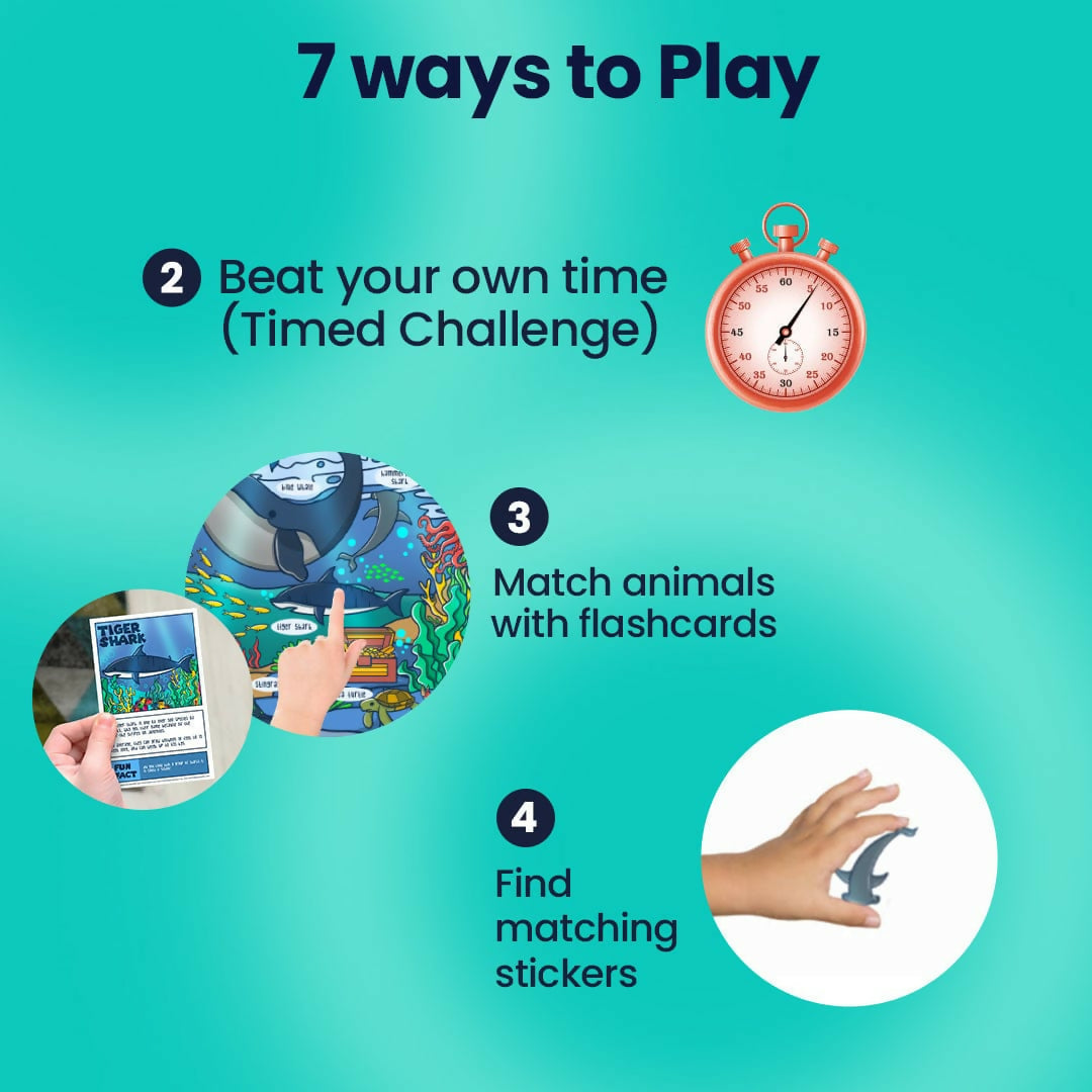 SEA MYSTERY PUZZLE LET'S FIND OUT - AGE 3+ (38 PUZZLE PIECES) MDF PUZZLE SERIES