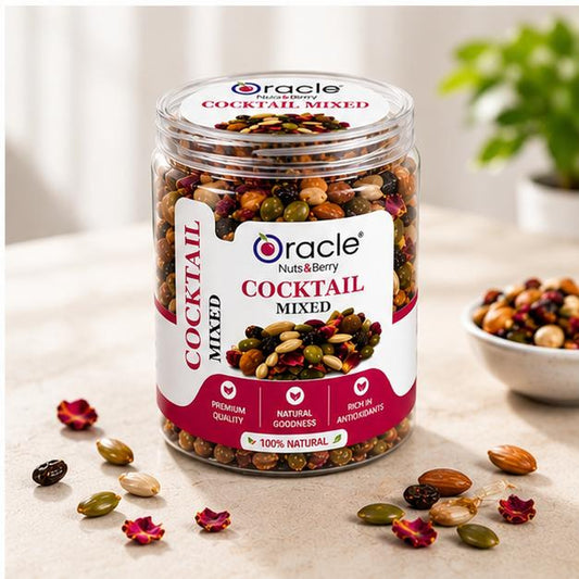 Oracle Cocktail Mixed, Crunchy Spicy Mixed Nut Seed & Namkeen Healthy Party Mix 150g