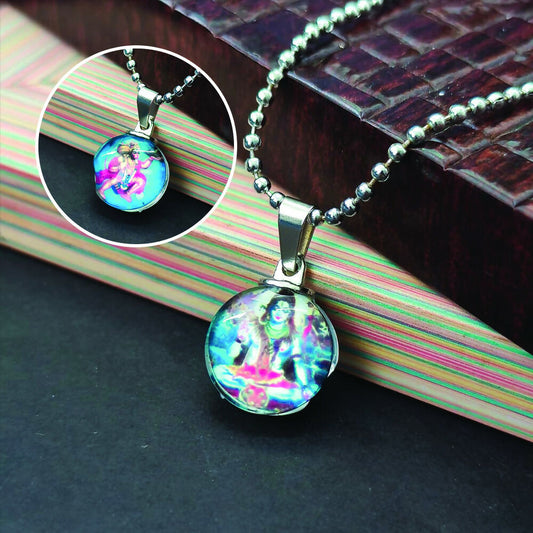 Hanuman and Lord Shiva Mahadev Chain Pendant