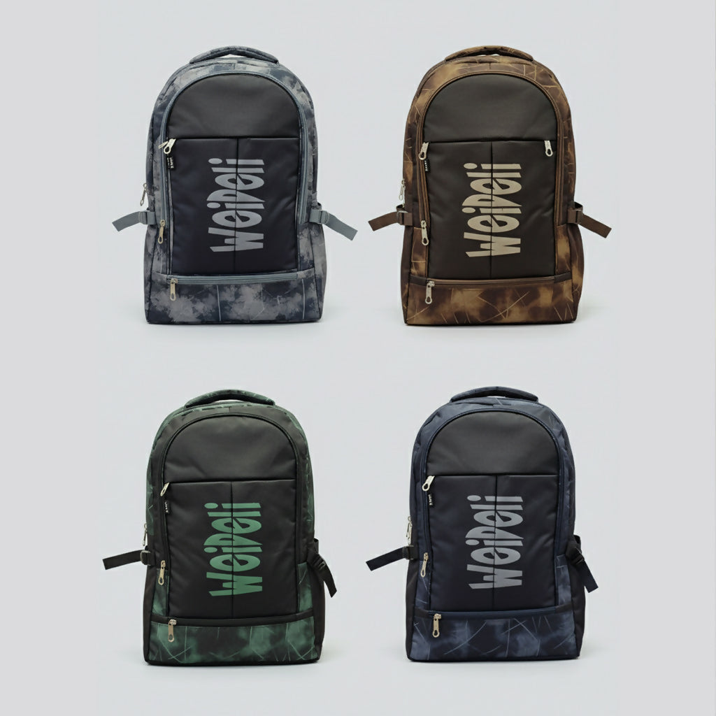 Weideli Trekking Backpack | Durable Travel & Trekking Bag for Men & Women | Lightweight Outdoor Backpack with Multiple Compartments (Multicolor)