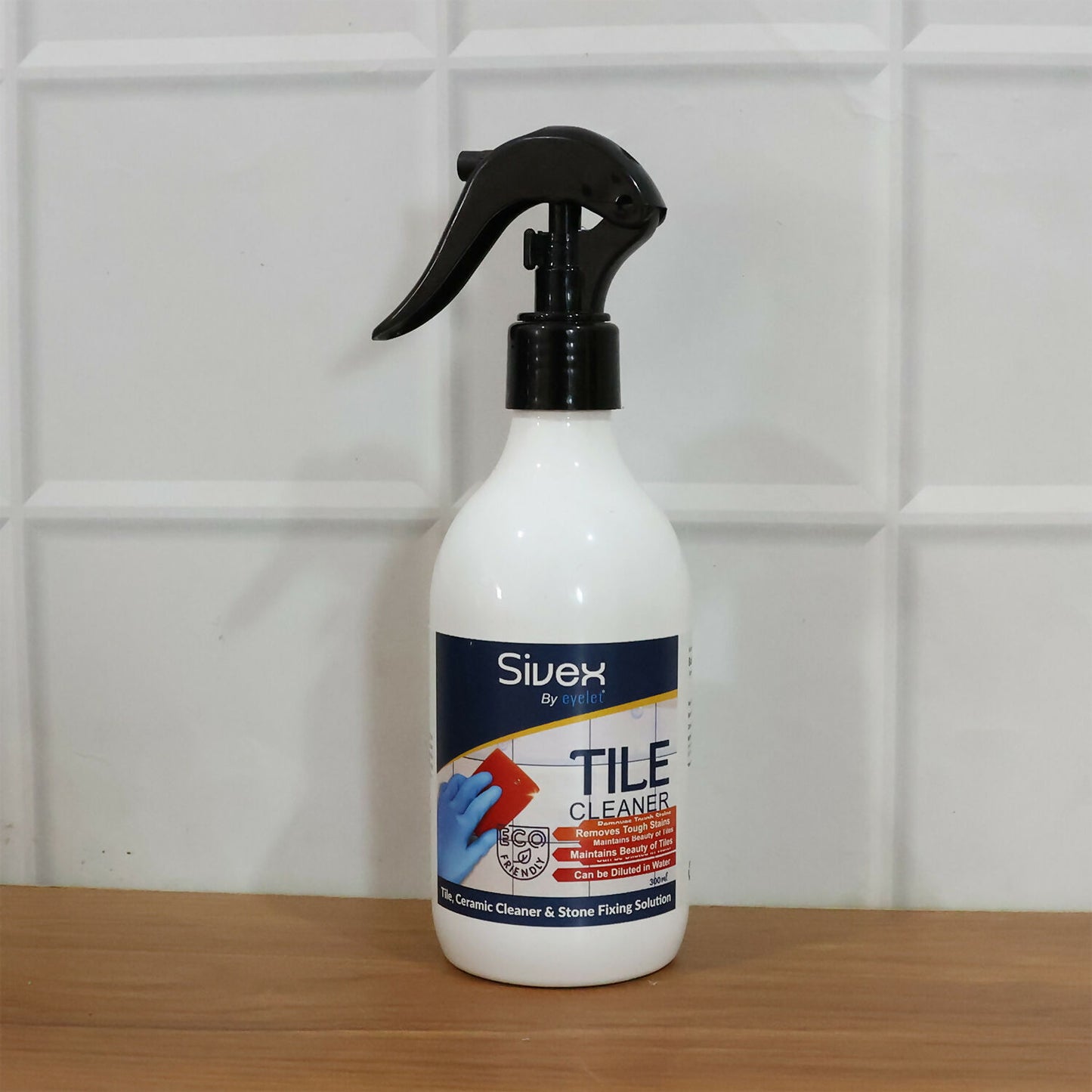Eyelet Tile Cleaner Liquid for Floor & Wall Tiles Tough Stain Remover for Bathroom, Kitchen (300Ml)
