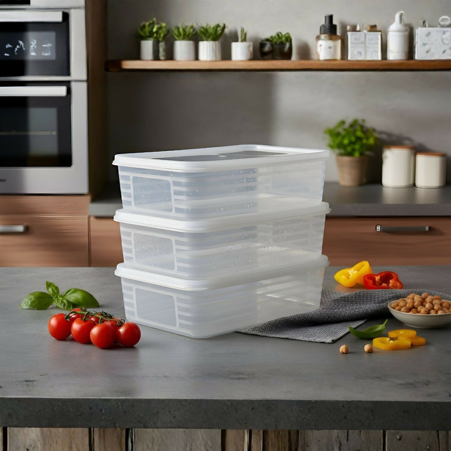 Dishwasher-safe Cuisine airtight food storage containers