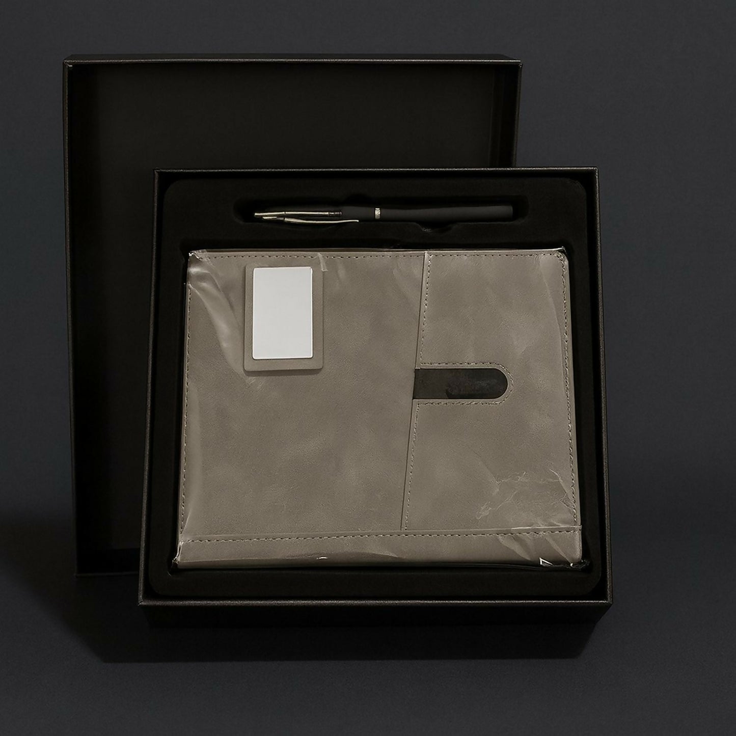 Premium Executive Notebook Diary with Pen Gift Set – A5 Size Office Planner, Stylish PU Leather Cover, Corporate Gift Combo for Men & Women, Business Meetings, Personal Writing, Daily Notes & Gifting