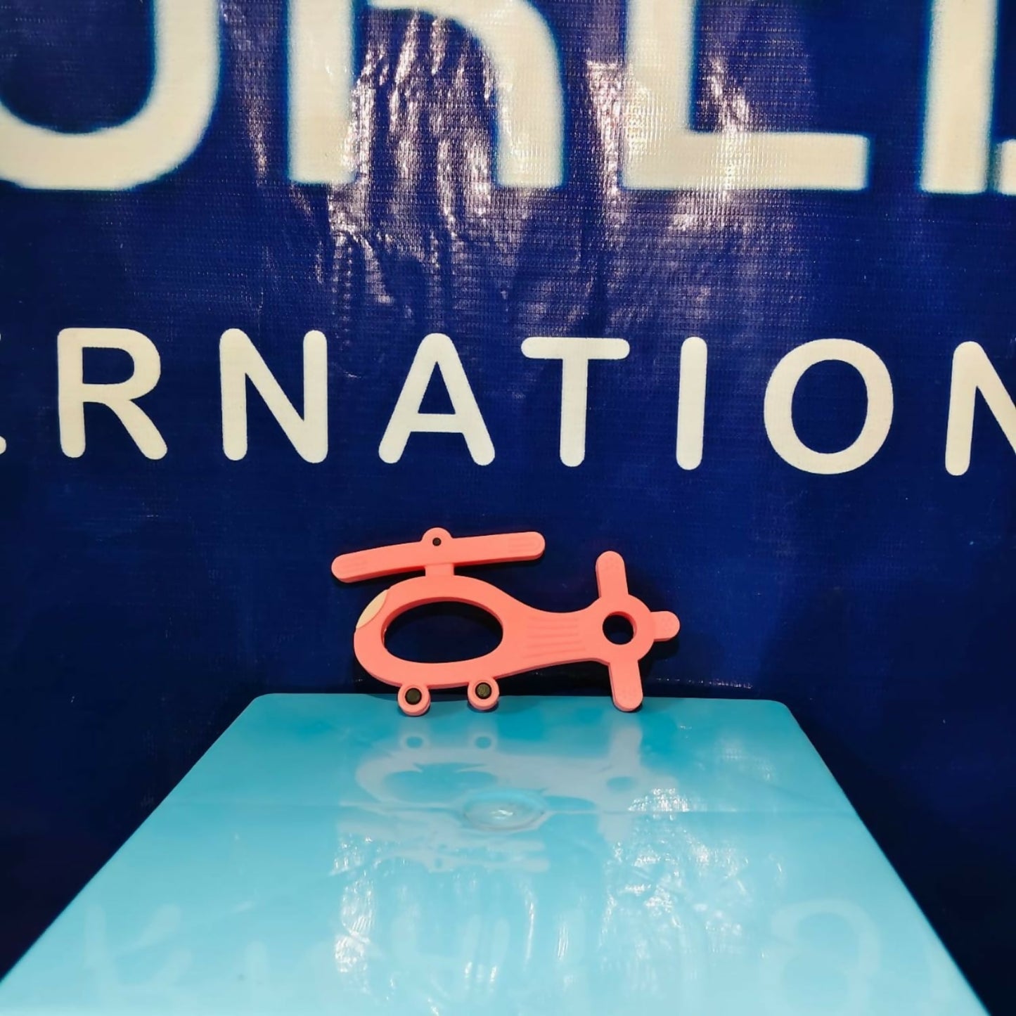 Helicopter shape silicone baby Teether