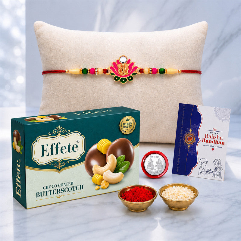 DeoDap Rakhi For Brother | Rakhi with Chocolate | Rakshabandhan gift set | Assorted Gift