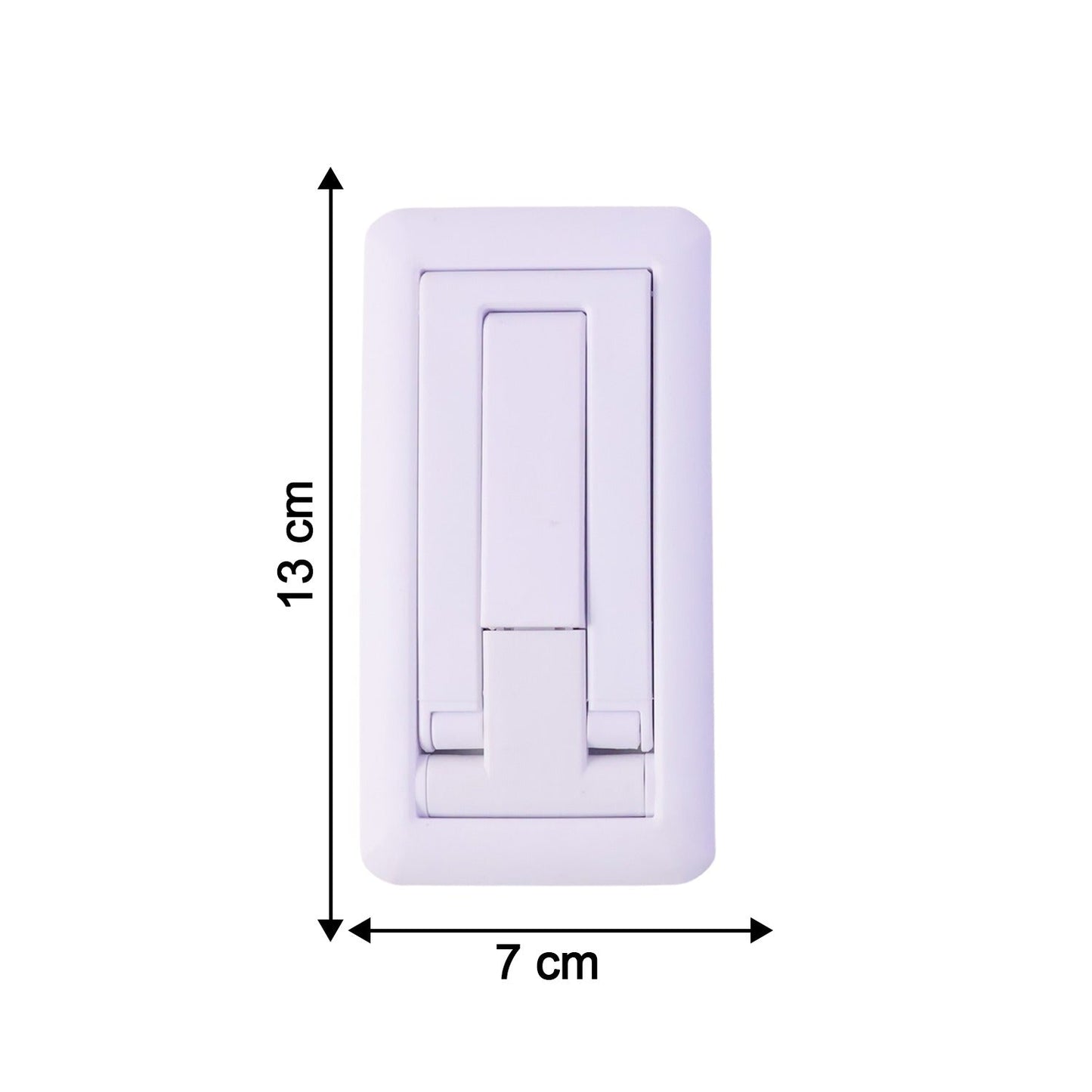 Foldable Plastic Mobile Phone Holder Stand Adjustable Desk Stand for Office (1 Pc)