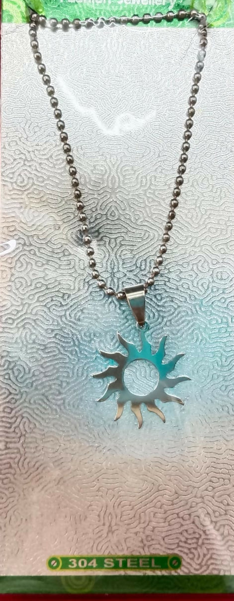 Sun Chain Pendant For Men And Women