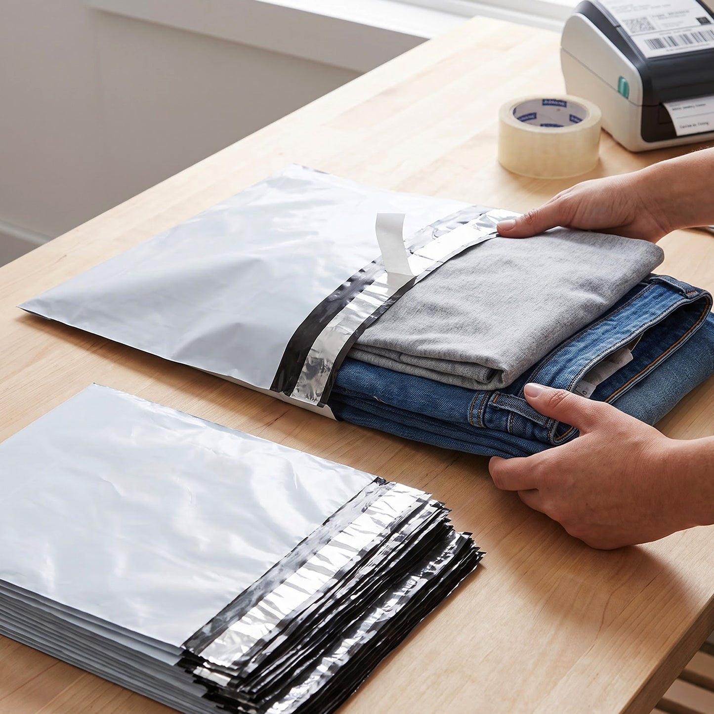 Courier Polybags 6x8 Inch Self Adhesive Tamper Proof Bags (100 Pc)