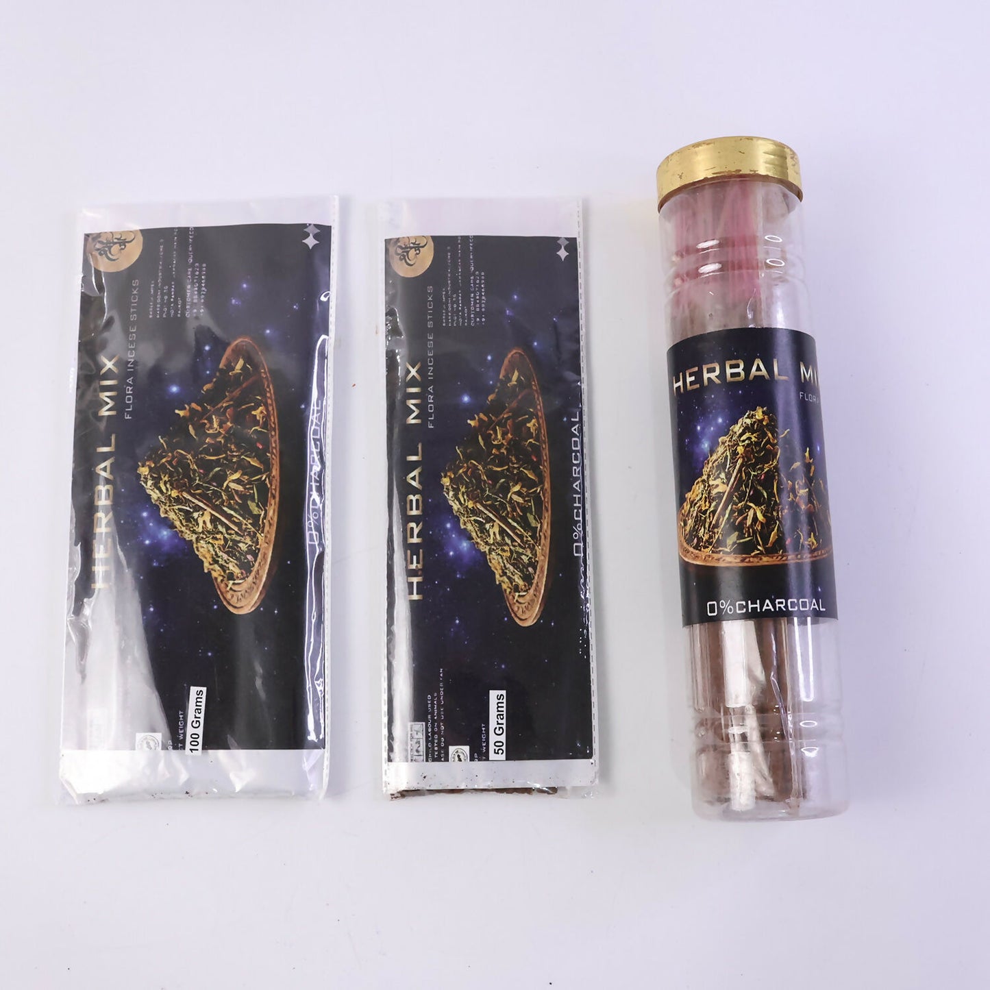 Herbal Mix Flora Incense Sticks Natural Aromatic Blend for Home, Meditation & Puja