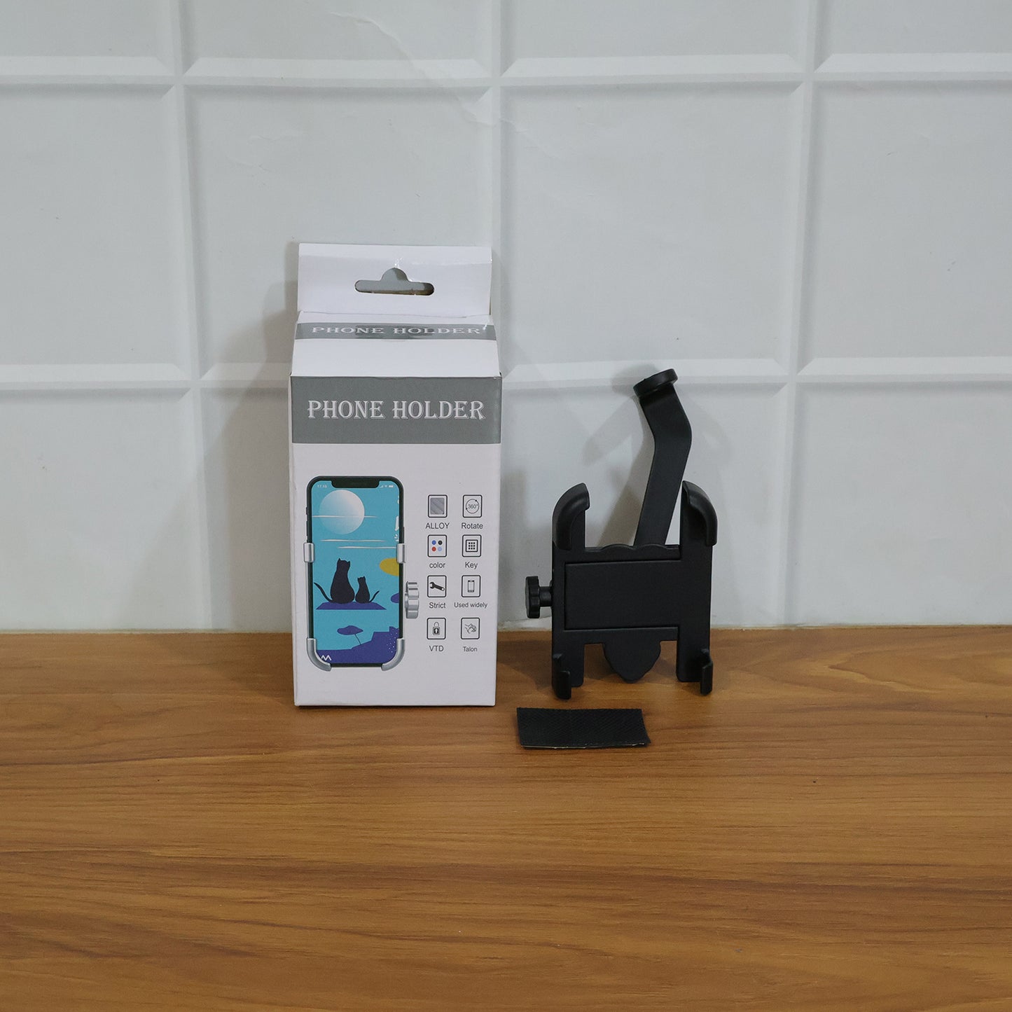 Mobile Phone Holder View Mirror Mount Solid Metal Cradle for Bike and Phones