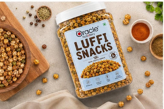 Oracle Lufi Snacks, Crunchy Light Savoury Healthy Anytime Munching Snack Mix 450g