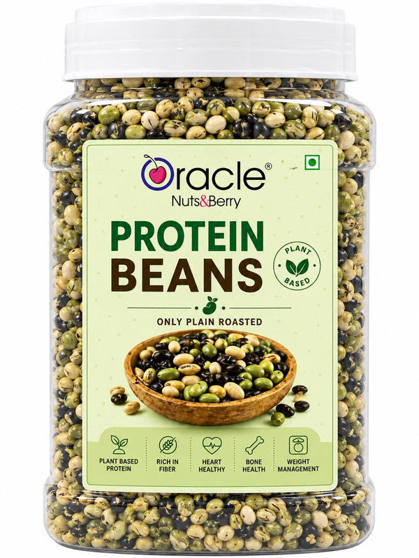 Oracle Roasted Beans, Crunchy Protein-Rich Lightly Salted Healthy Bean Snack 400g