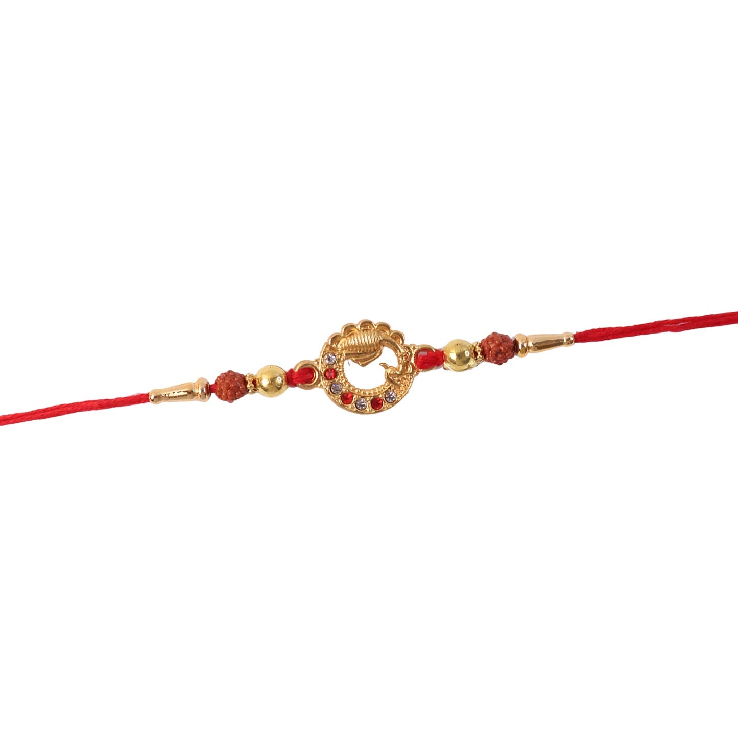 Beadwork Rakhi for Brothers Traditional Design for Raksha Bandhan (10pcs)