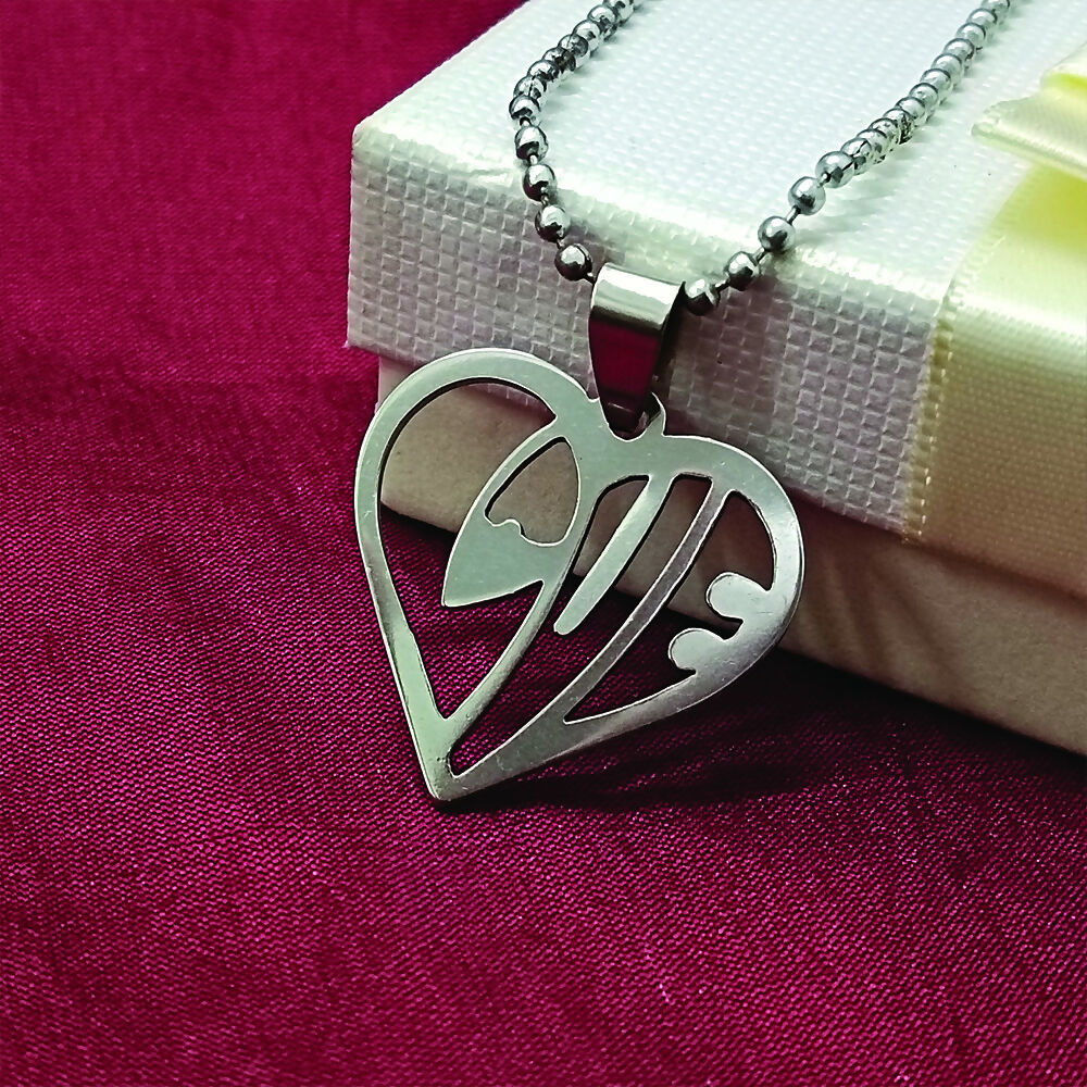 Heart Shaped Love Chain Pendant