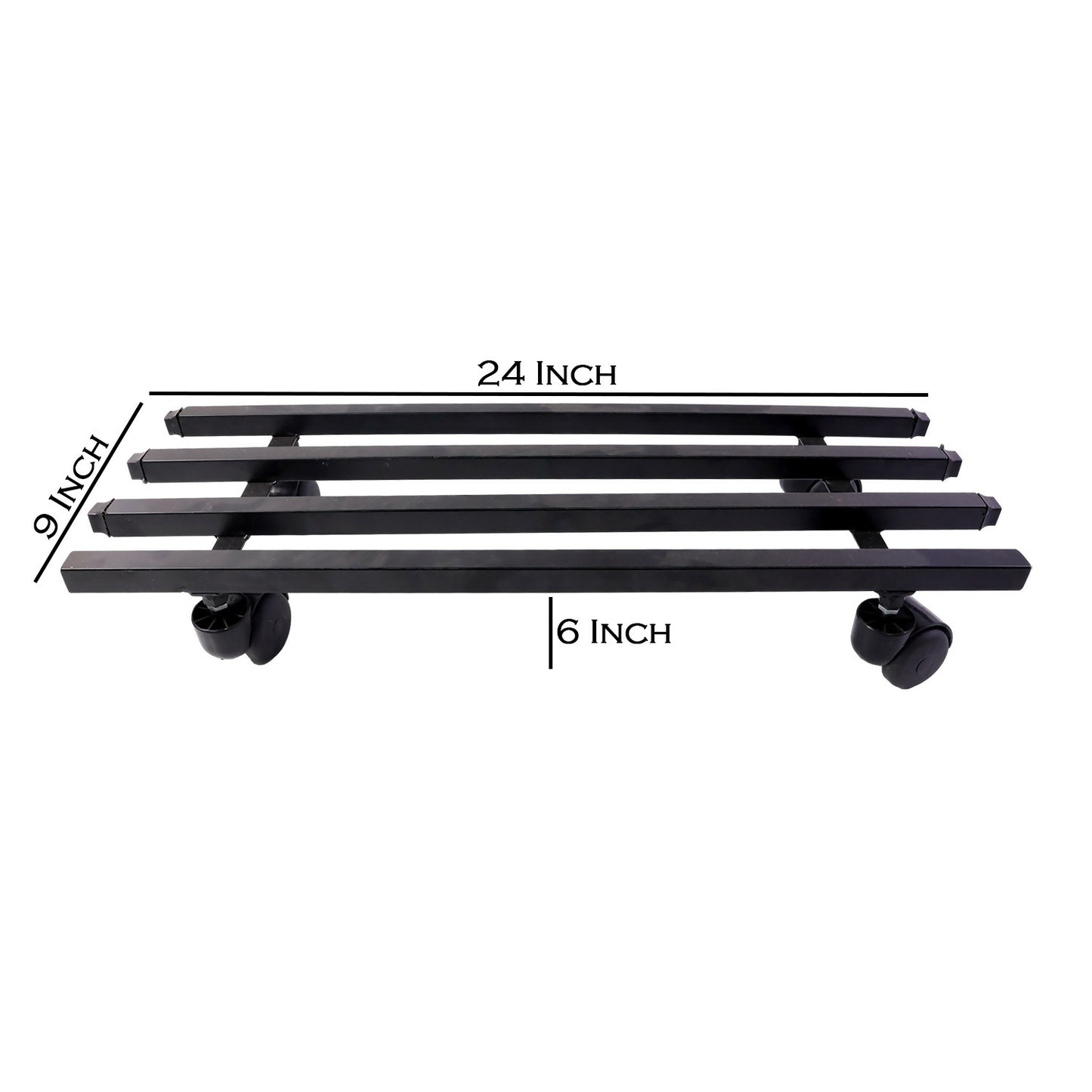 Heavy-Duty Rolling Metal Plant Stand – Mobile Garden Display Trolley