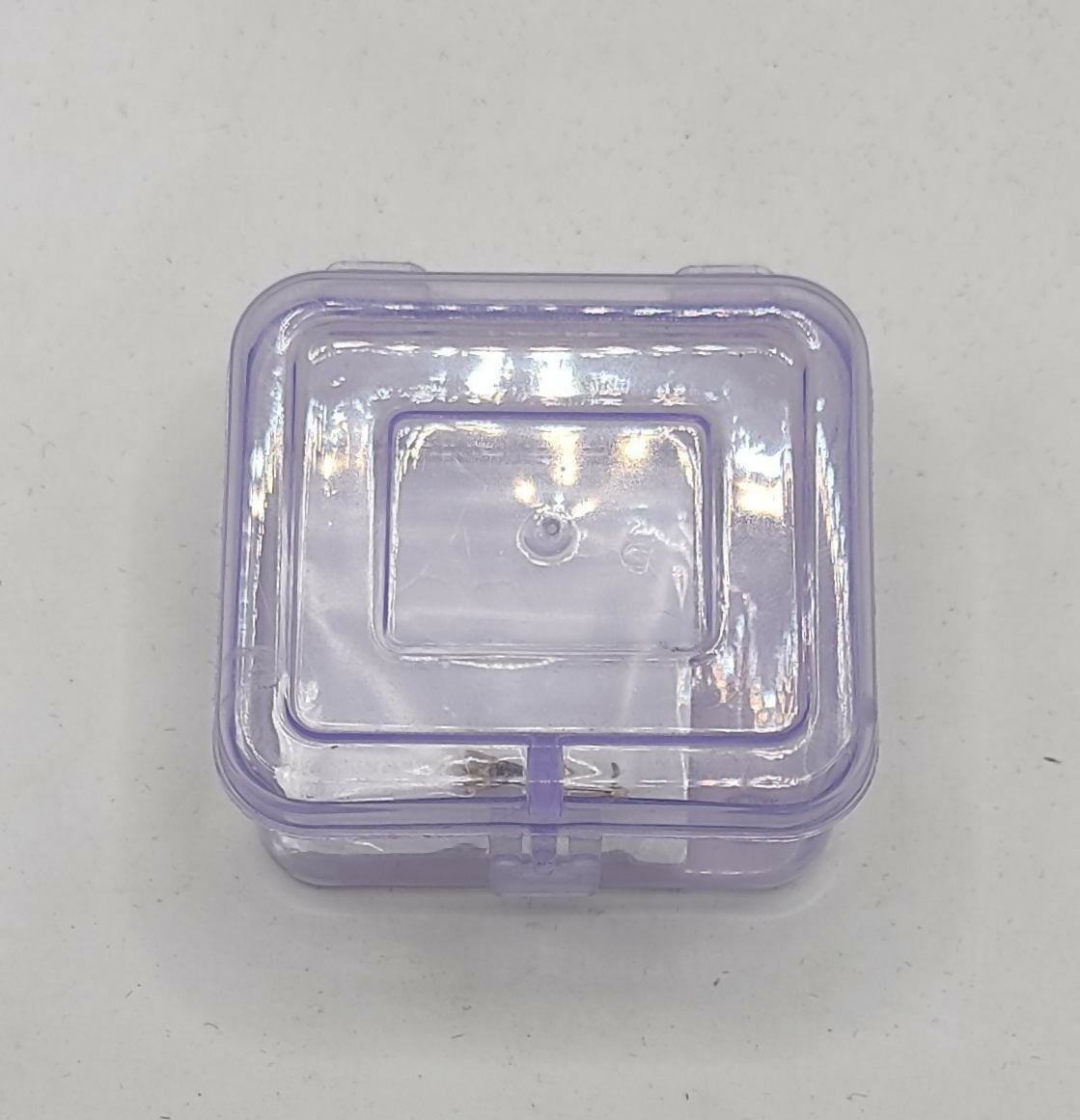 Silver plated flat back CZ solitaire stud earrings combo pack of 2