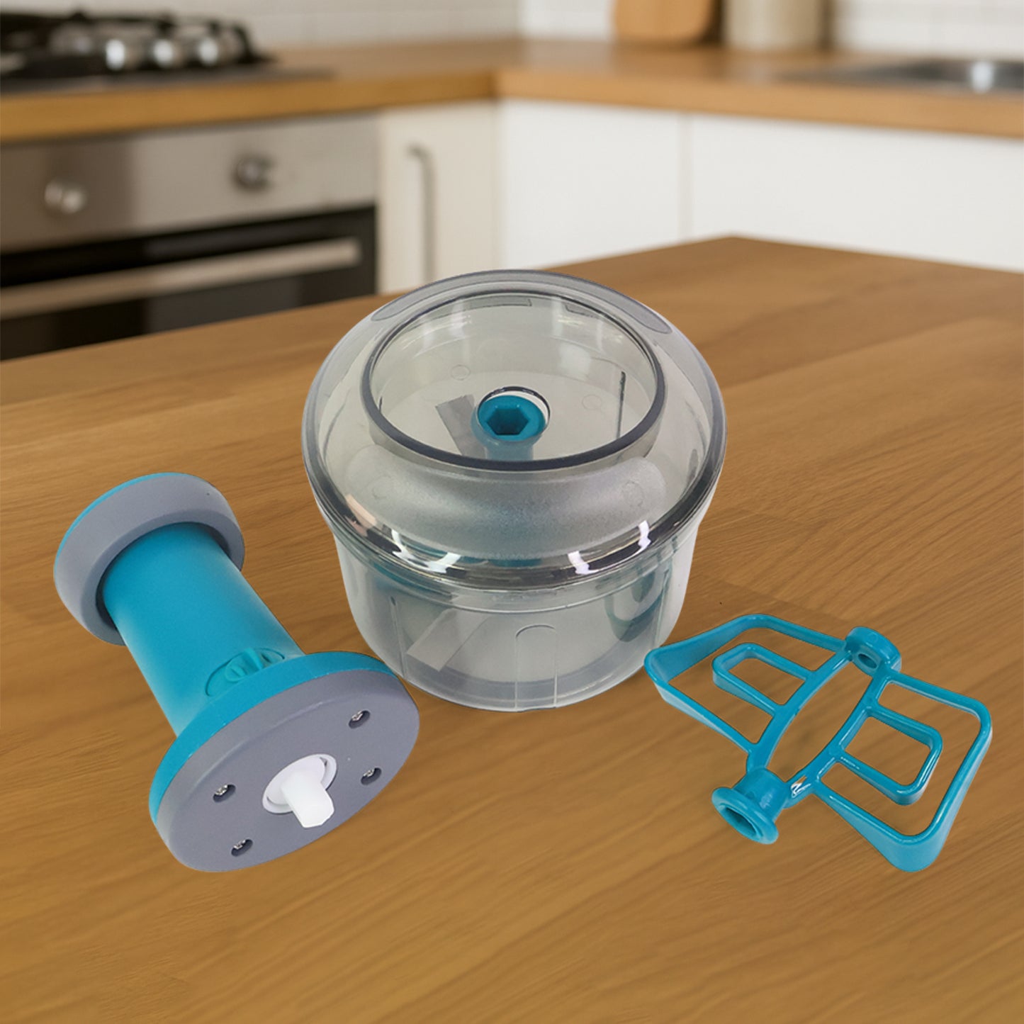 Supermom Premium Manual Push Chopper and Vegetable Cutter (750ml / 1 Pc)