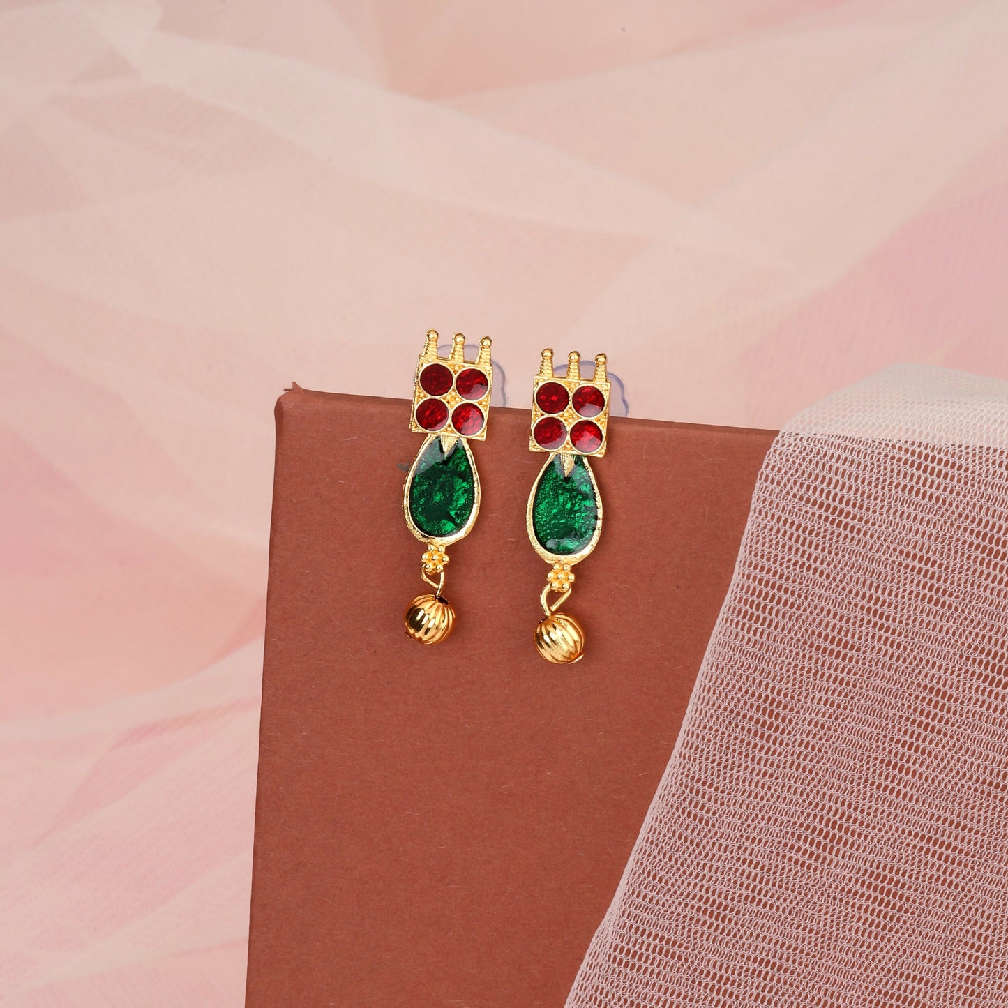 Modern Rose Gold Pave Crystal Teardrop Choker Set