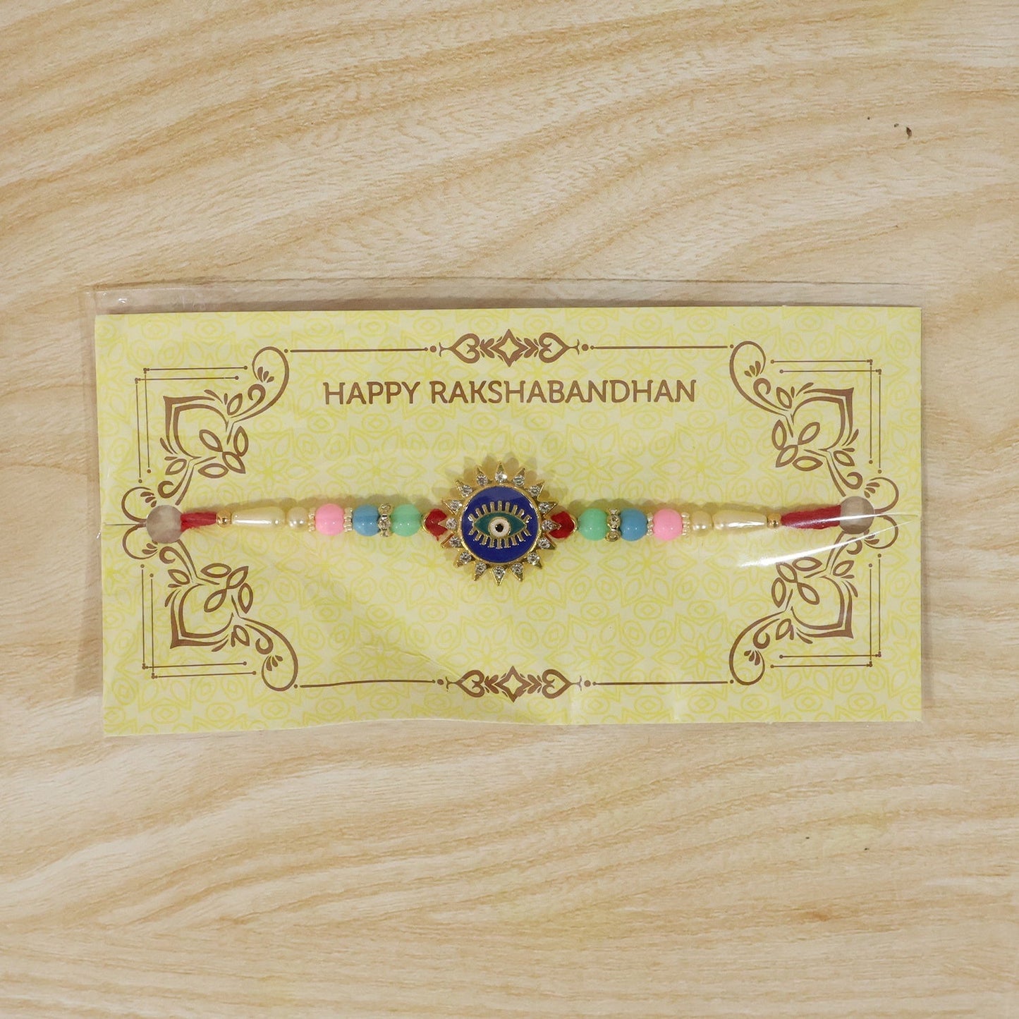 Evil Eye Sun Rays Rakhi Stylish & Protective for Bhai (10pcs)