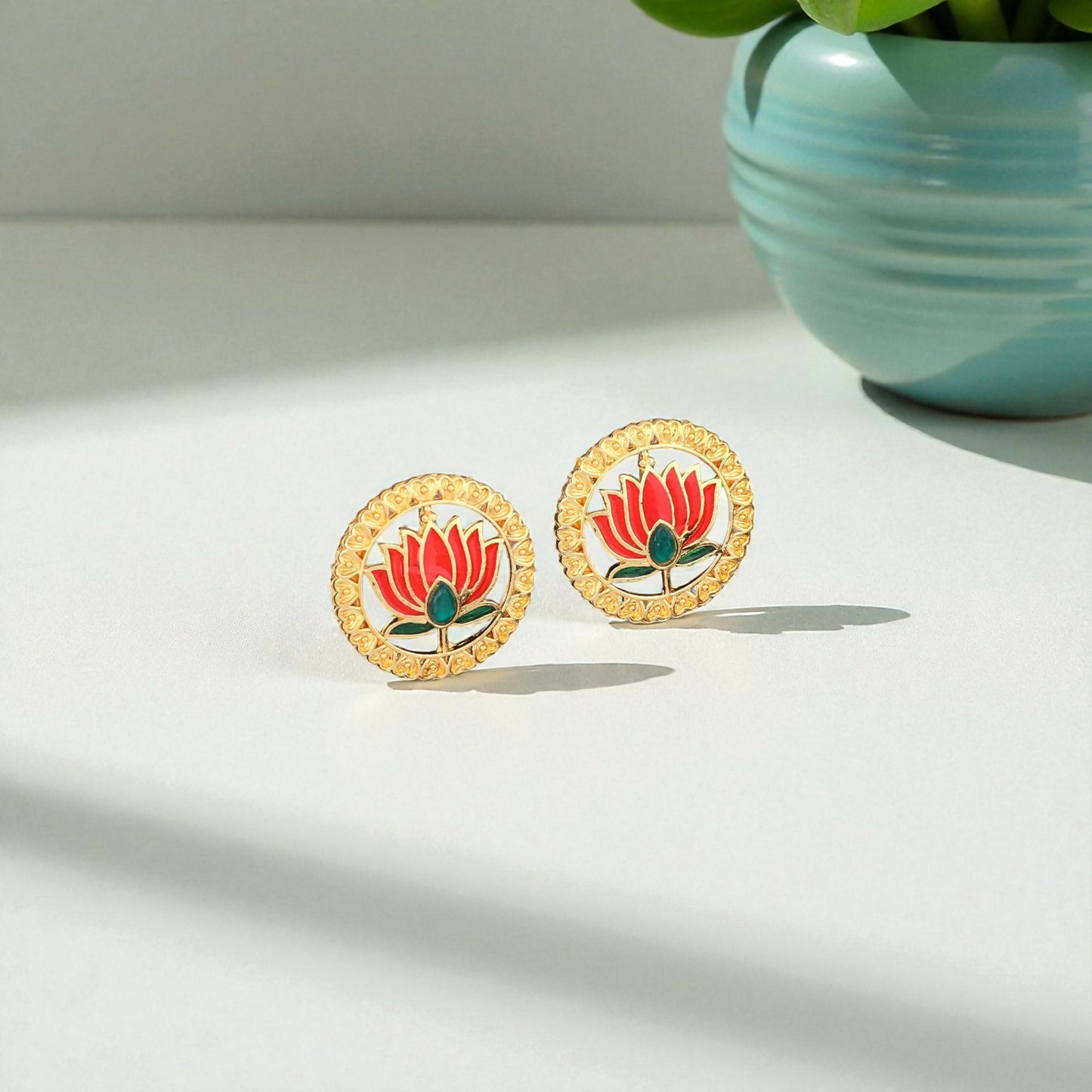 Heavy Gold-Tone Filigree Waterfall Choker Set