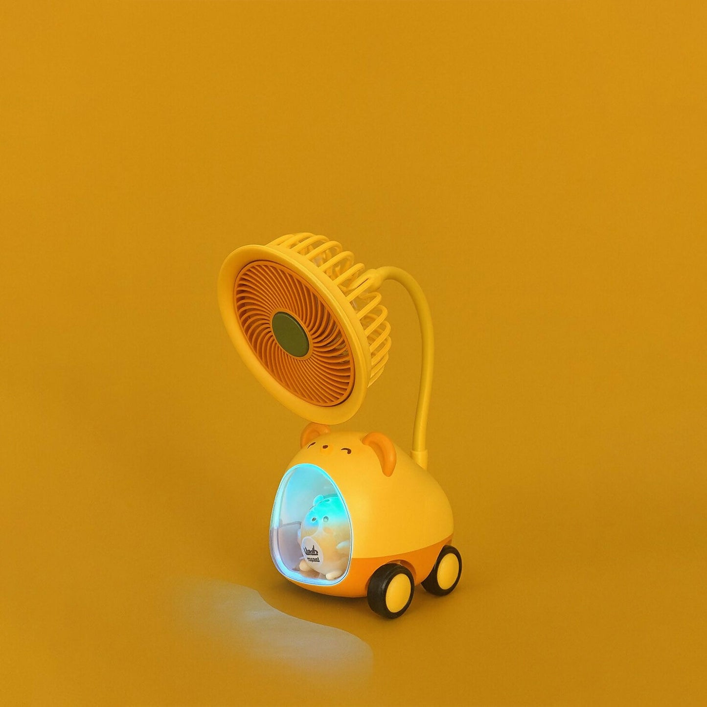 Kids Bear Fan Lamp with Night Light | Cute Table Fan for Study & Bedside