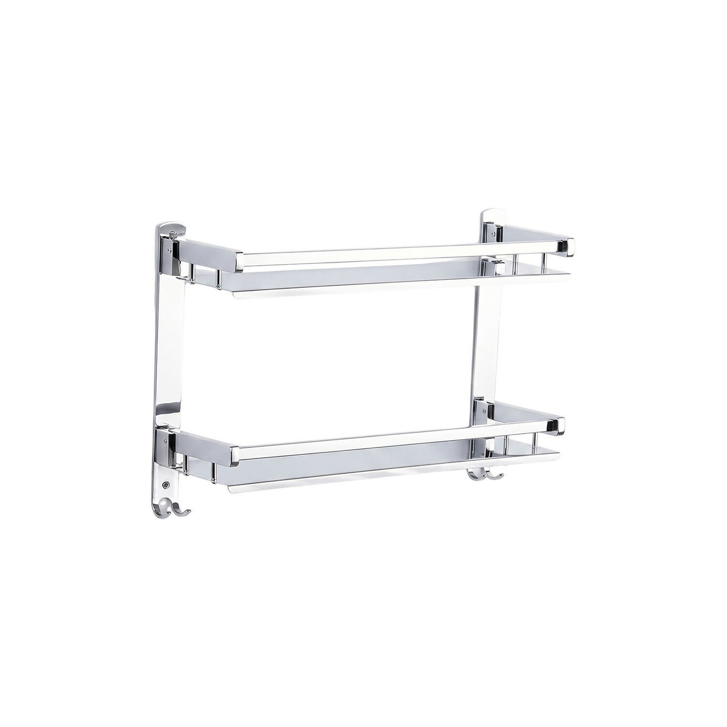 Close-up of foldable frame on bathroom rack