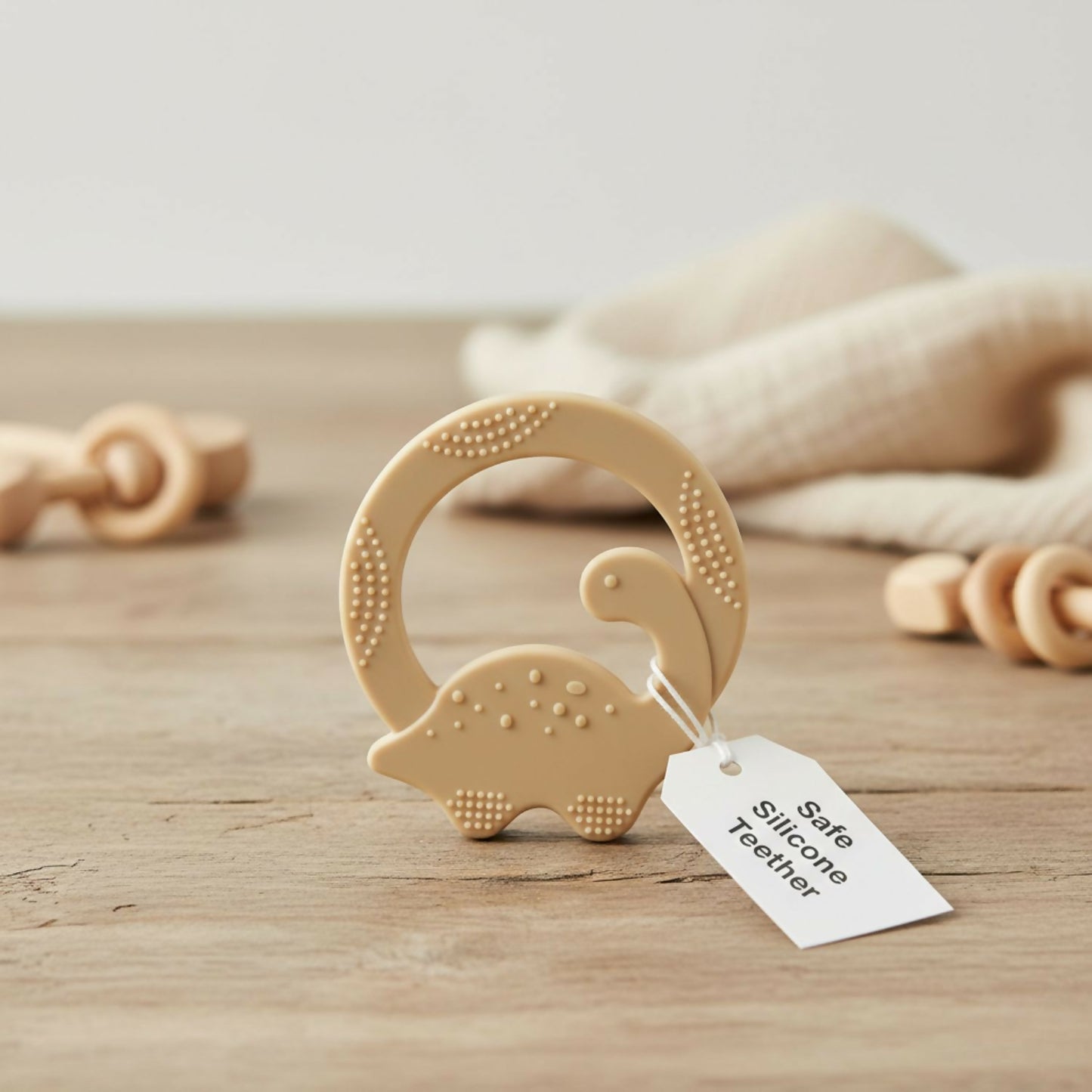 Ring Baby dinosaur shaped Baby teether