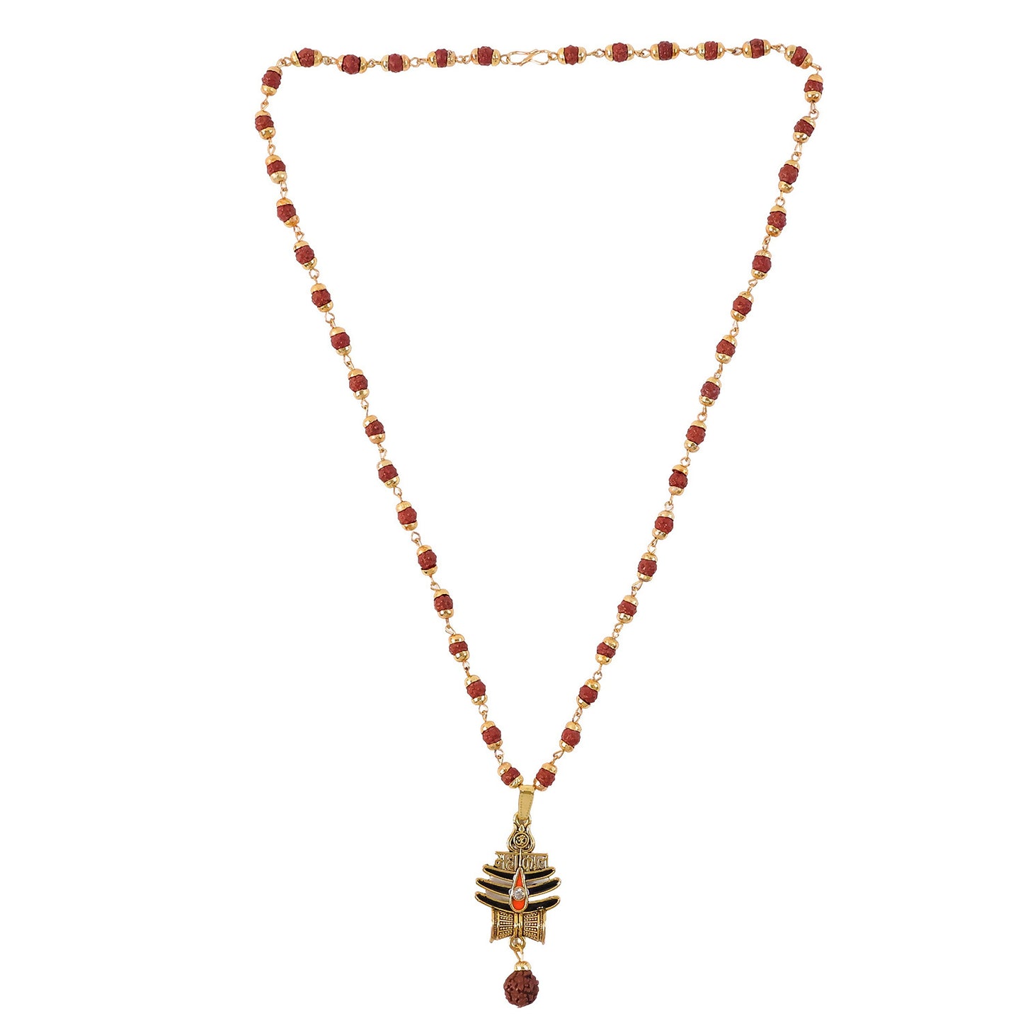 MahakalTrishul Pendant & Rudraksha Mala