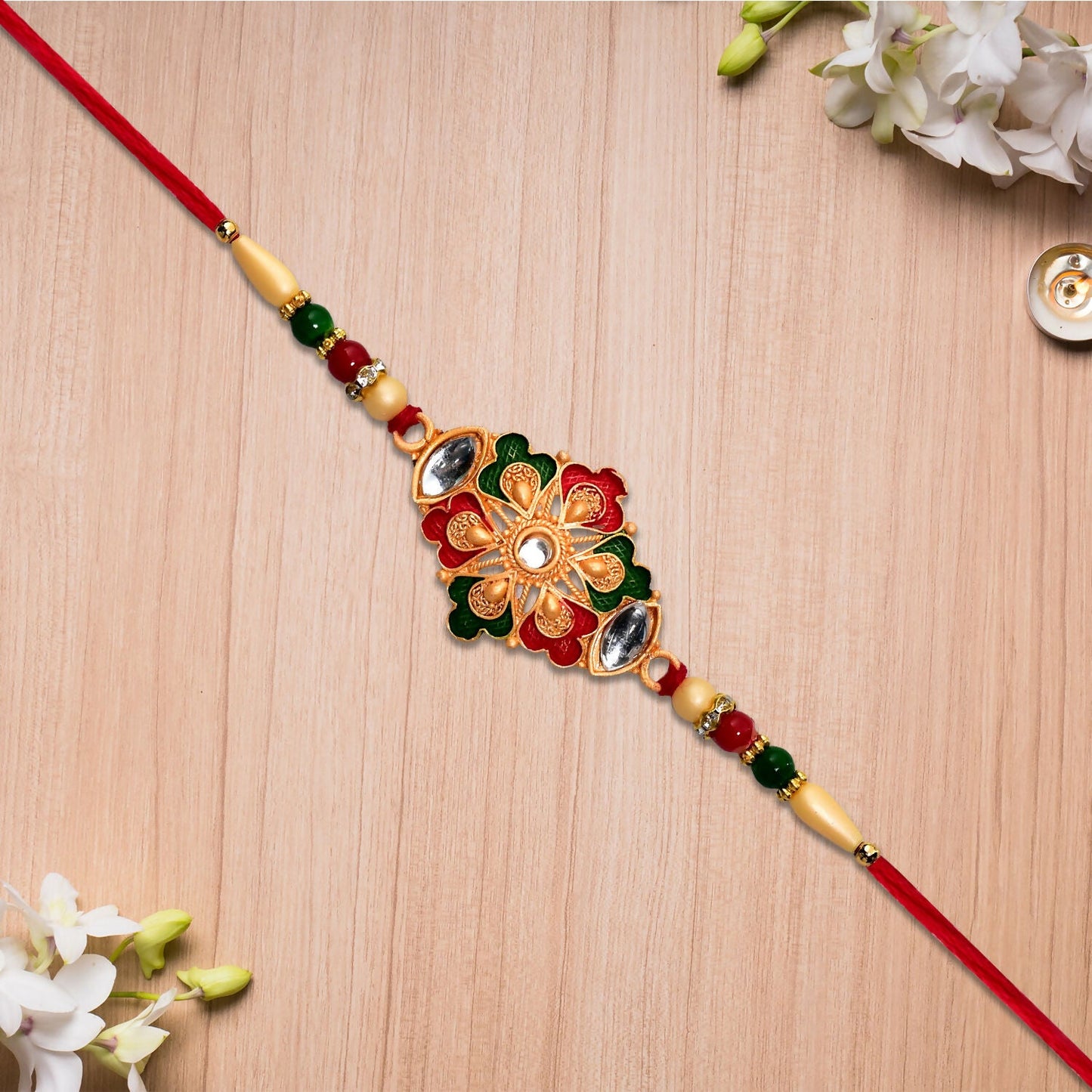 Designer Rakhi Handcrafted Gift for Raksha Bandhan (10pcs)