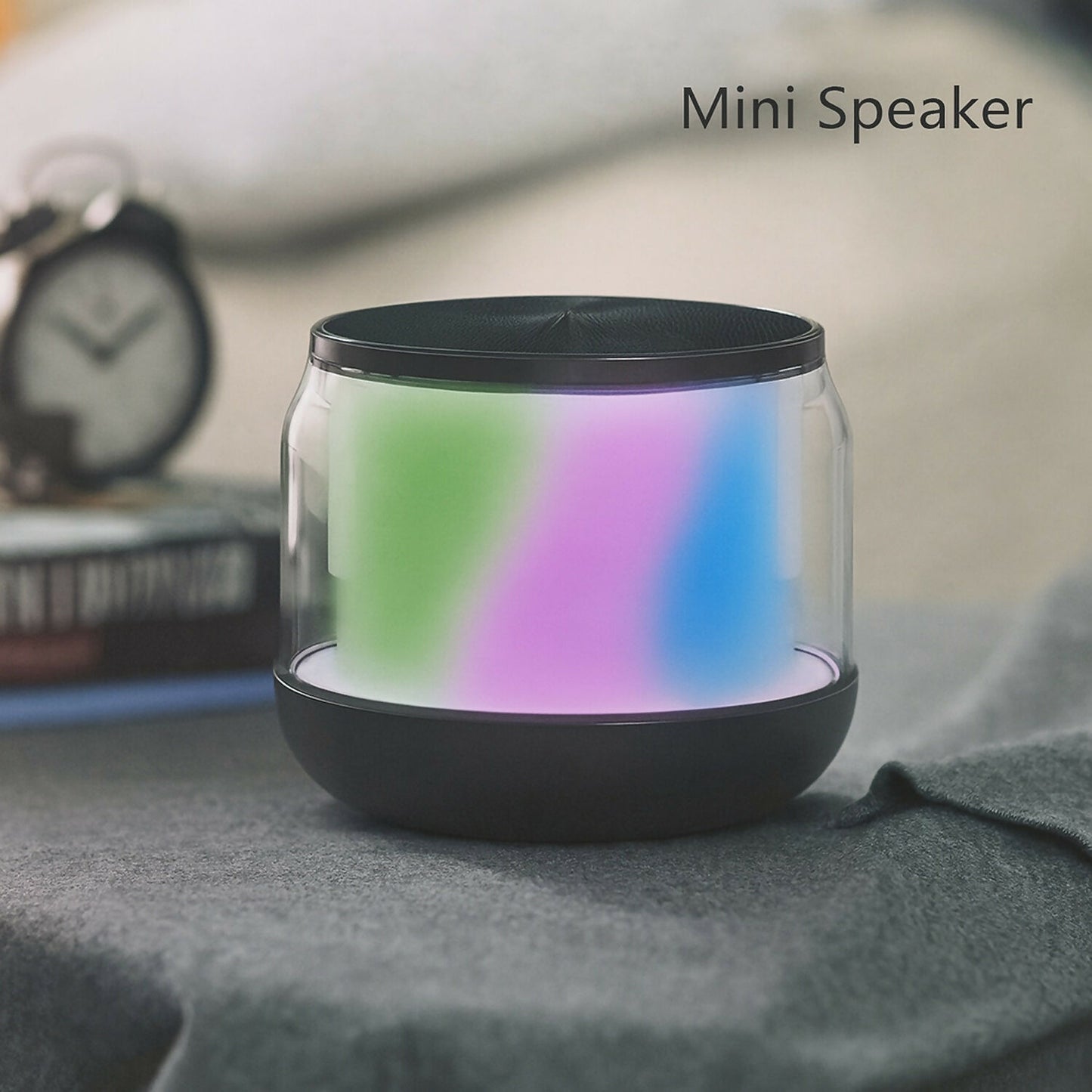 RGB Bluetooth Speaker with 360° Sound, Smart LED Light & Deep Bass Audio