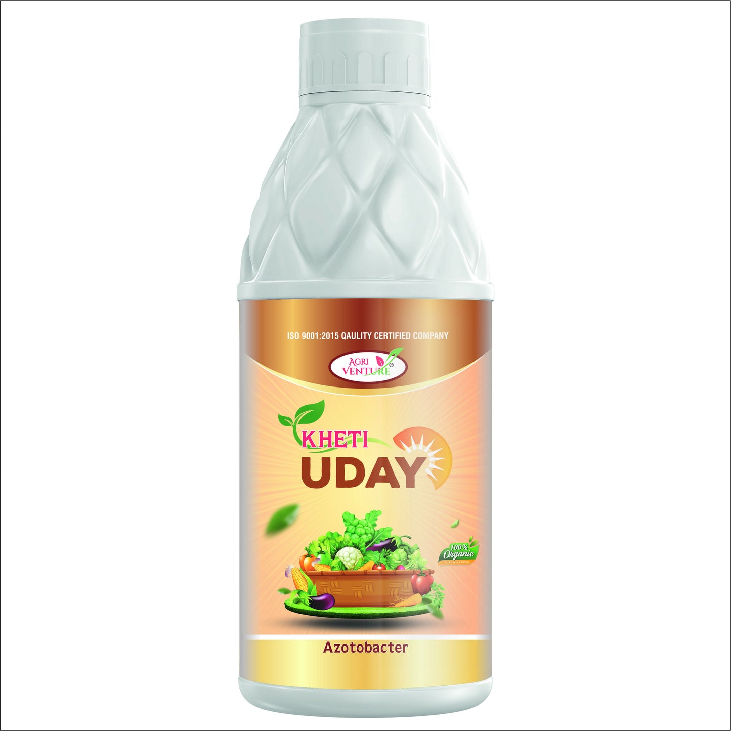 AgriVenture KHETI UDAY ( Azotobacter ) Ulmately Boost Up Biological Nitrogen Fixaon Bactericide Organic Product BIO FIRTILIZERS (1Ltr)