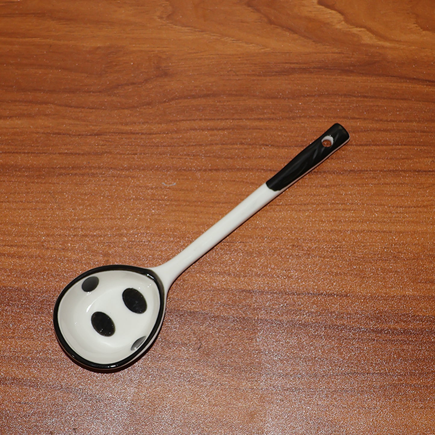 Premium 17 cm Heat-Resistant Ceramic Soup Ladle
