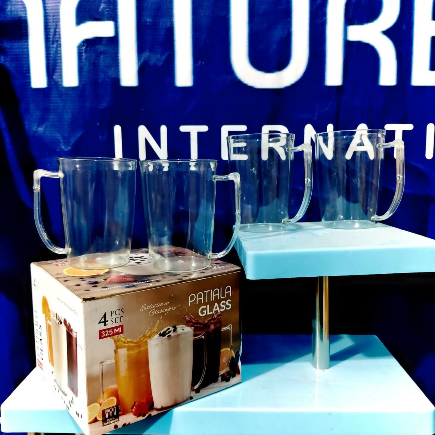 Patiala Glass 4 pcs set 325 ml