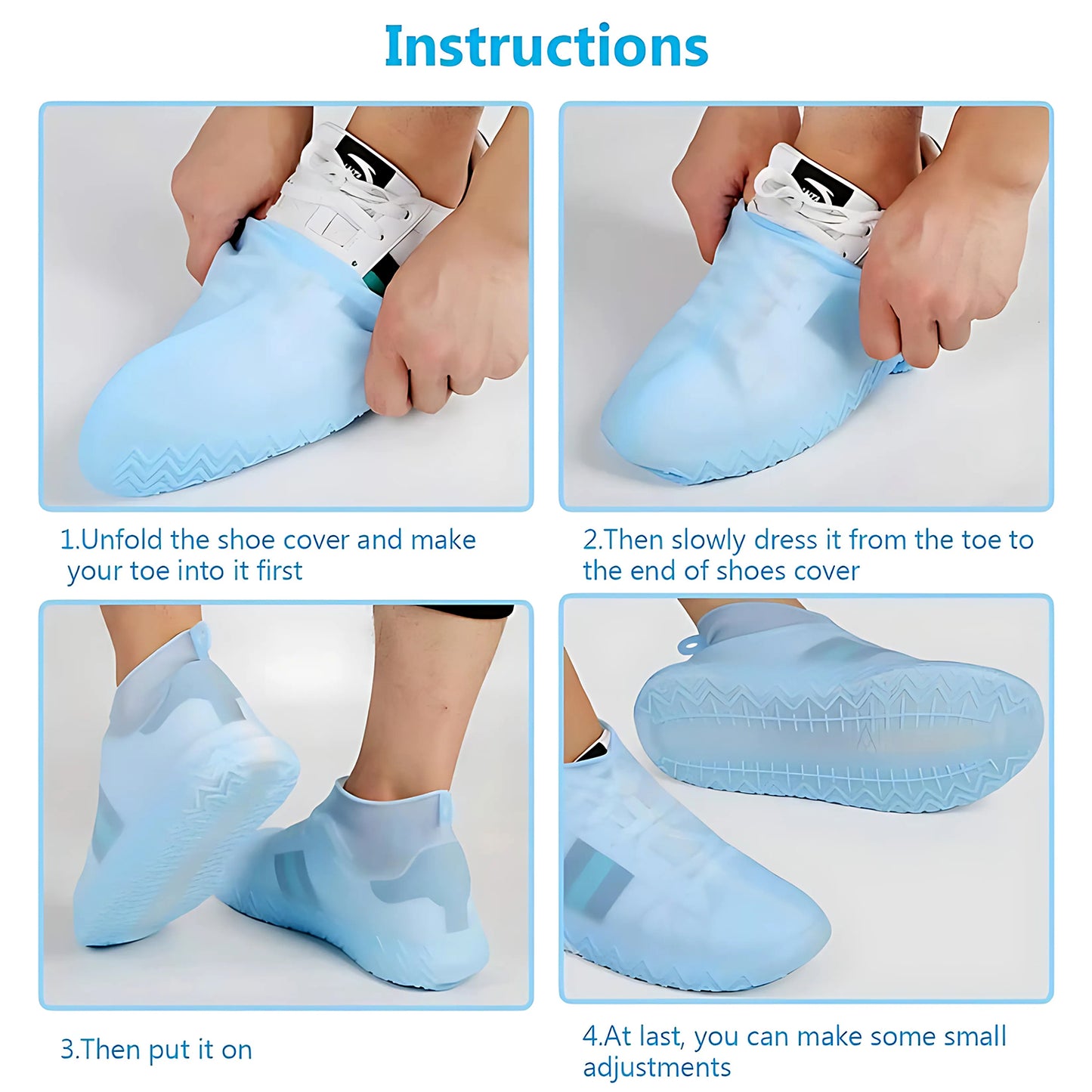Foldable Anti-Skid Boot Cover