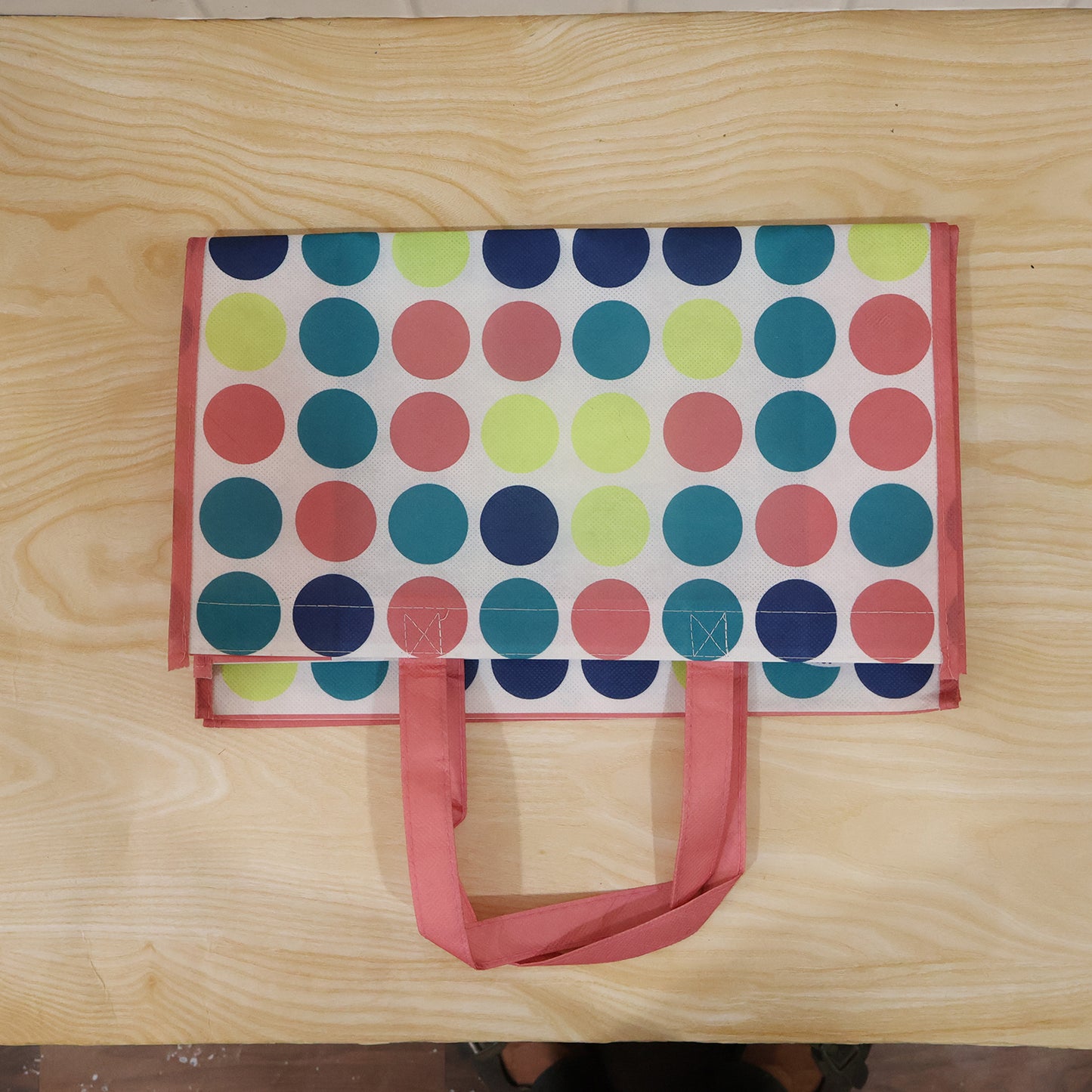 Large Multipurpose Printed Carry Hand Bag - 50x41 cm