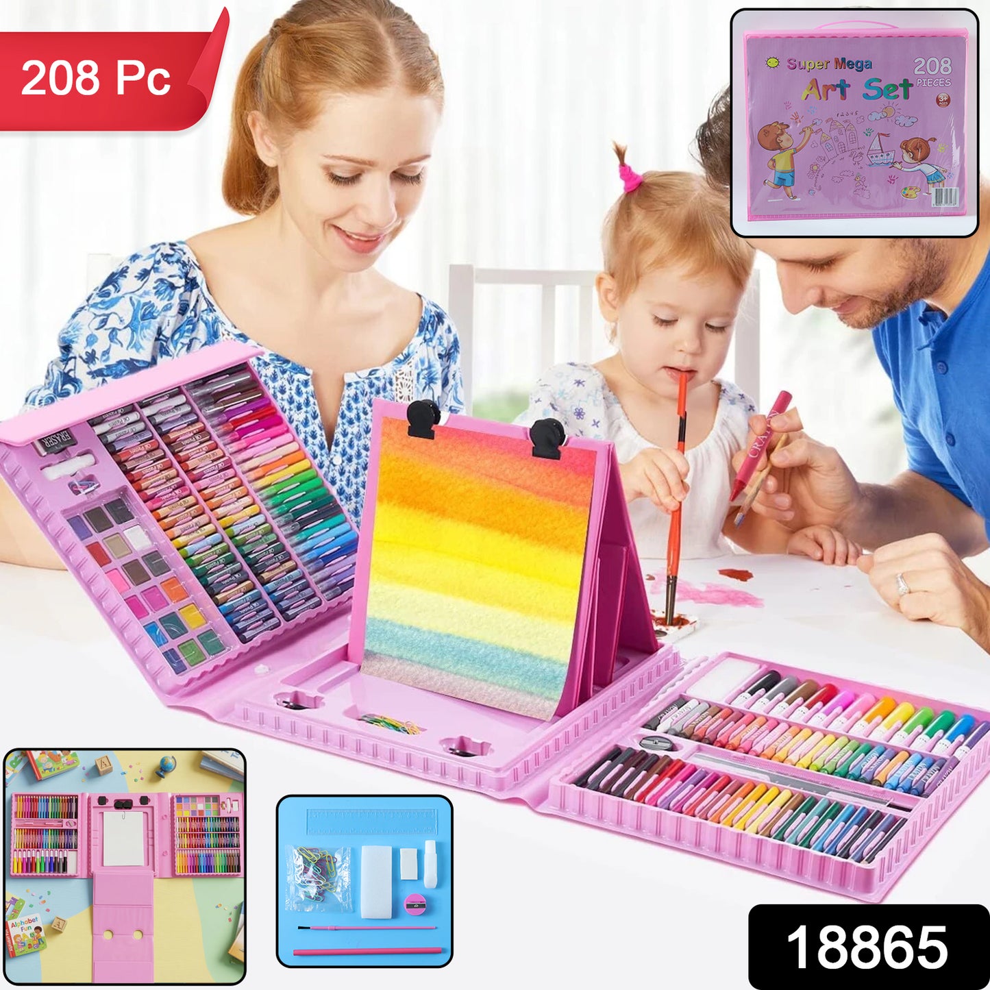 kids coloring art set