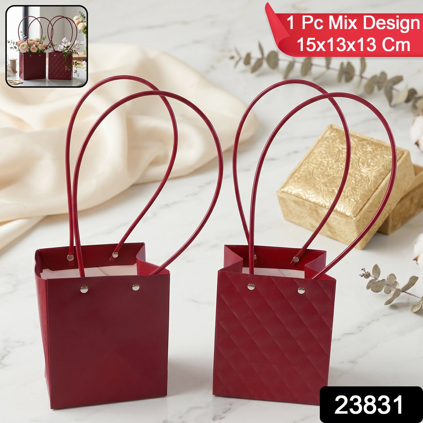 Flower packaging bag pack